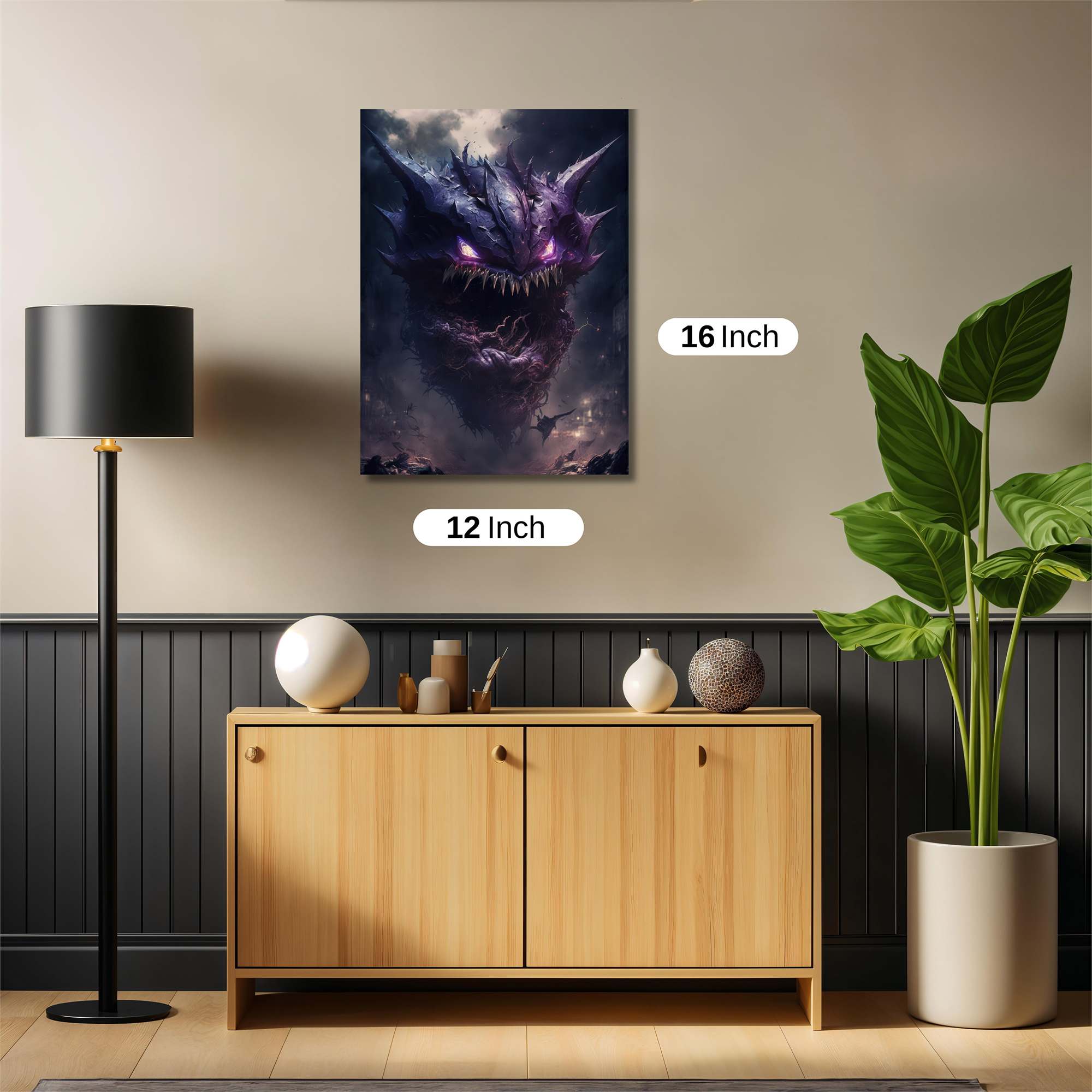 Gengar Gloom Safe Wall Magnetic / M