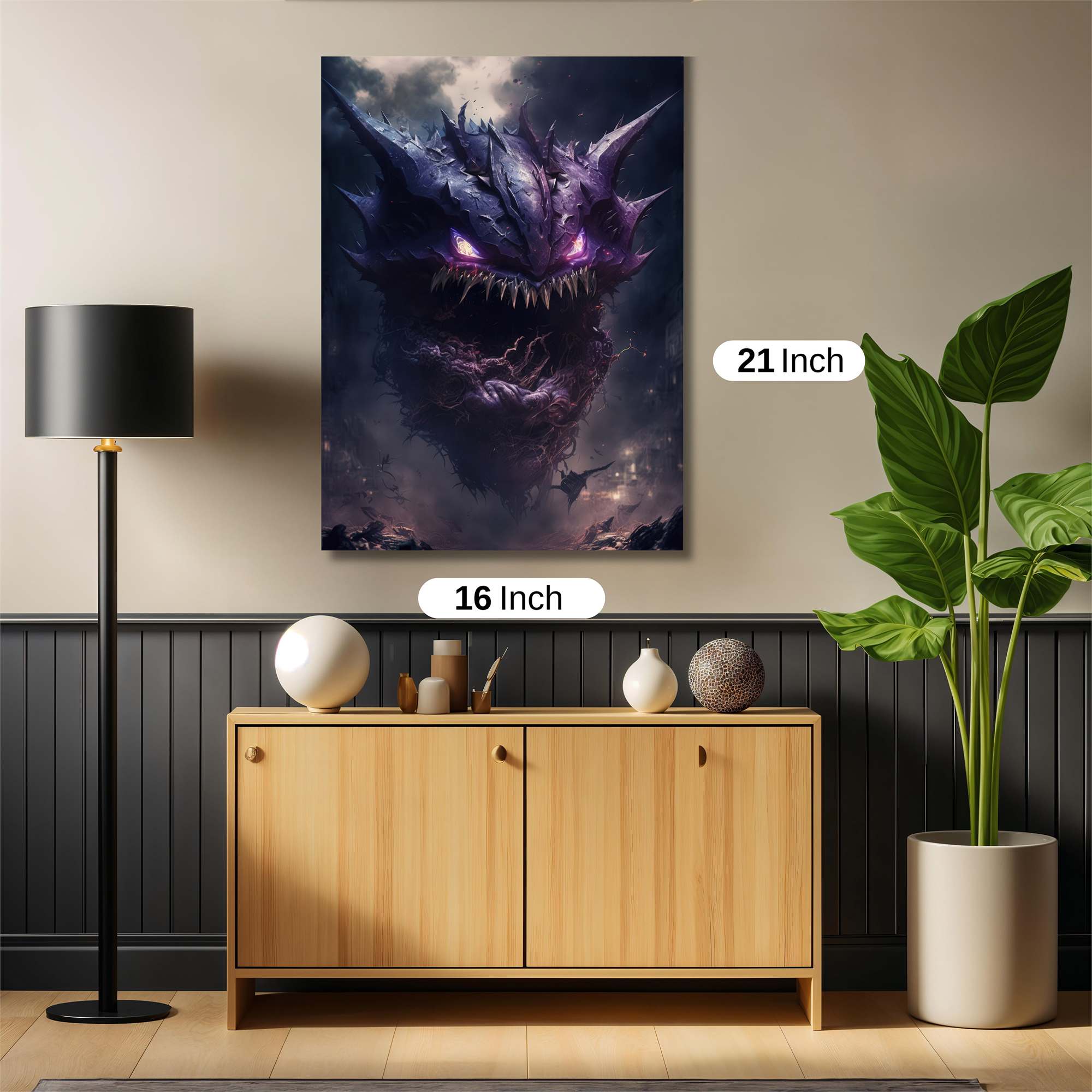 Gengar Gloom Safe Wall Magnetic / M