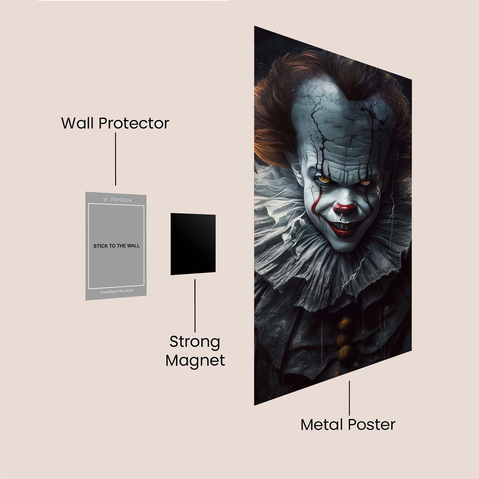 Pennywise Sinister Safe Wall Magnetic / M