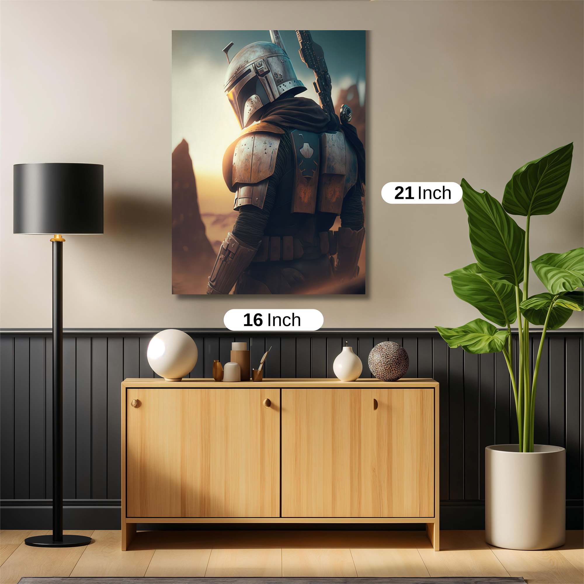 Mando Twilight Safe Wall Magnetic / M