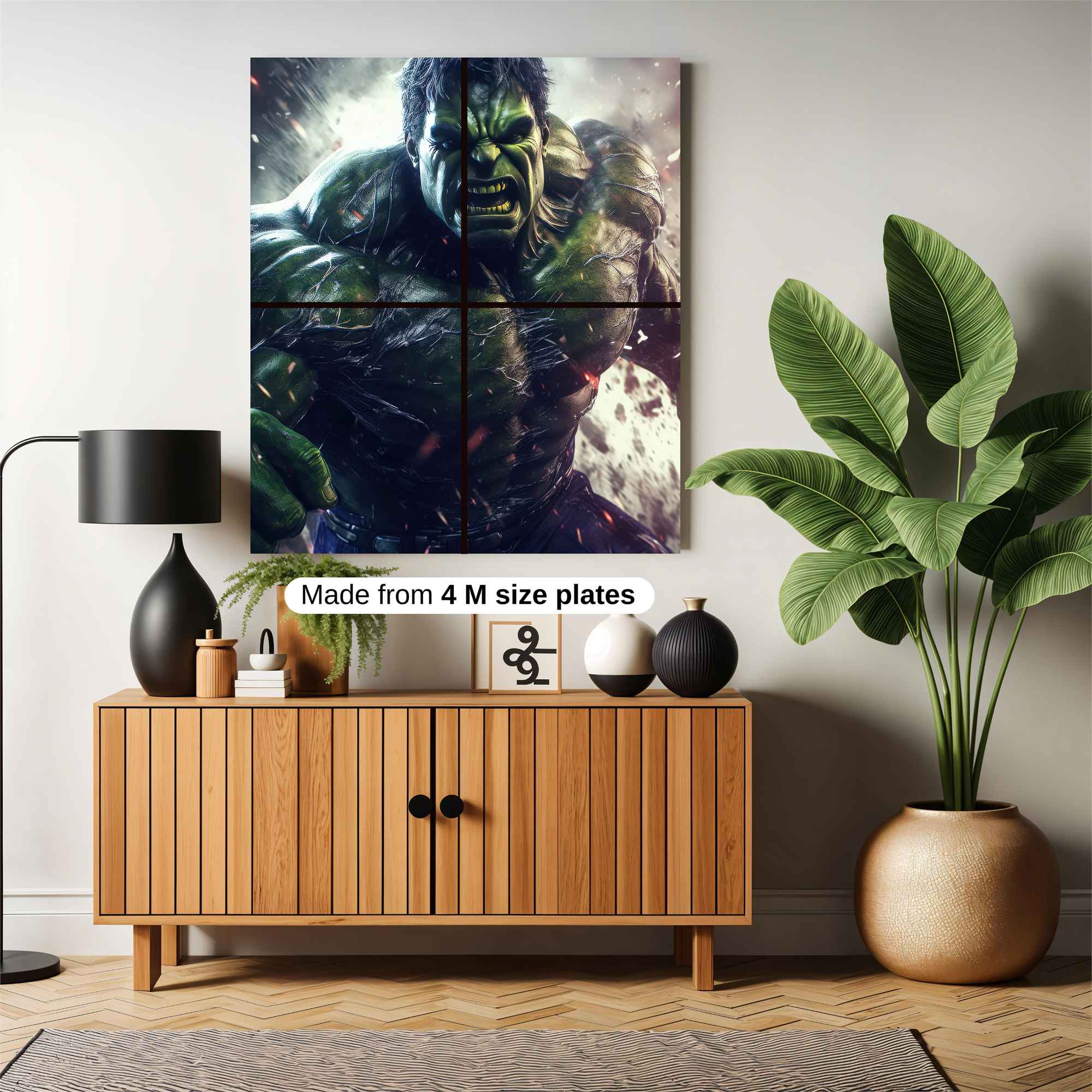Hulk Rampant Safe Wall Magnetic / M