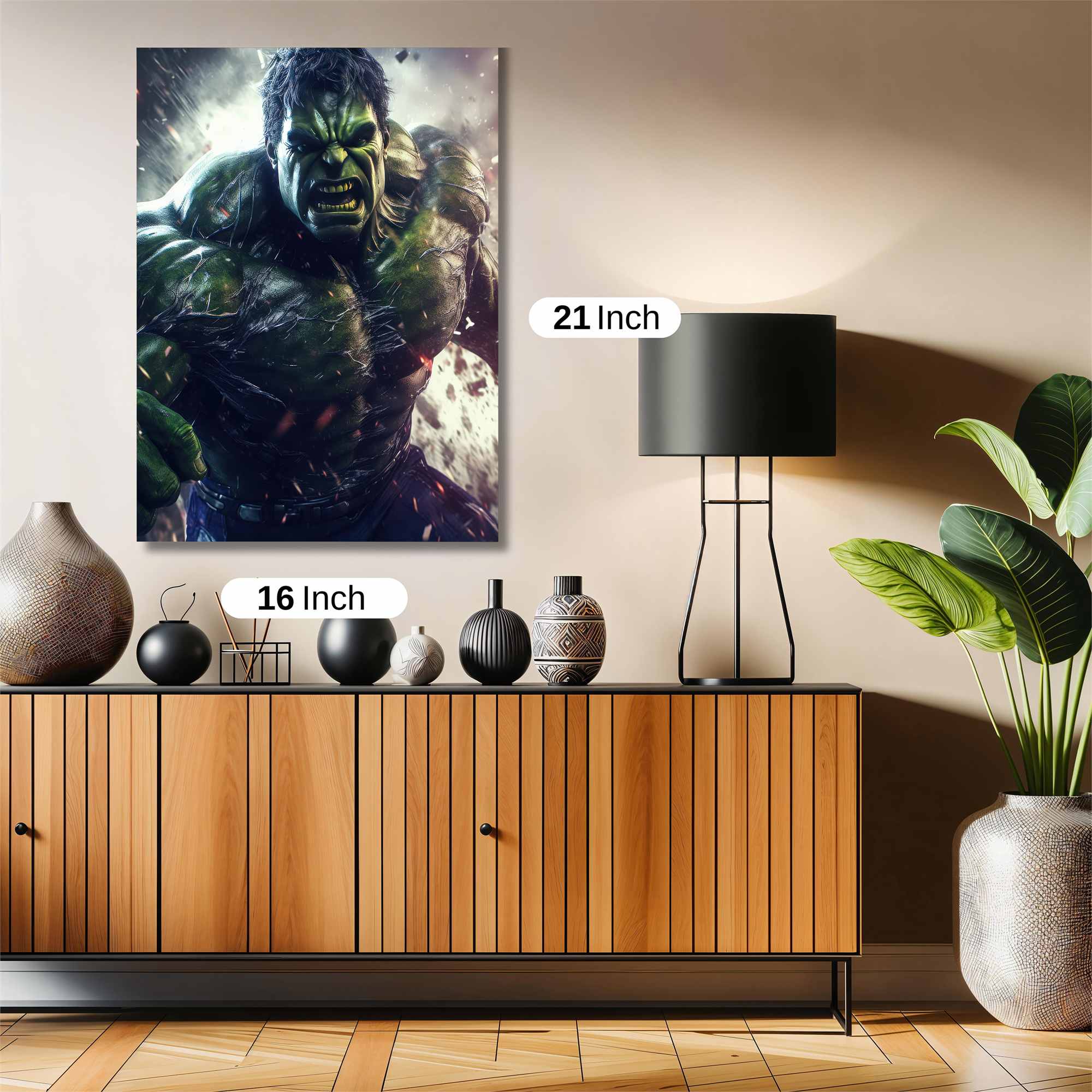 Hulk Rampant Safe Wall Magnetic / M