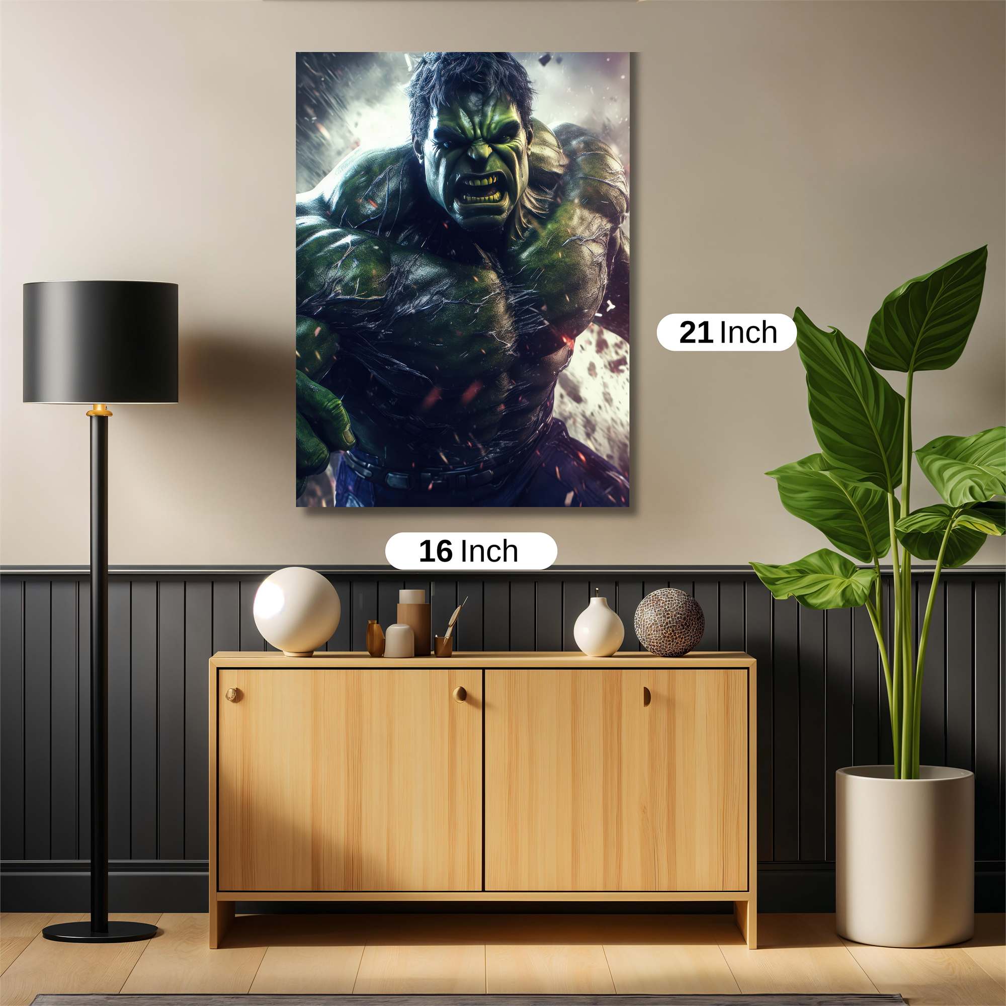 Hulk Rampant Safe Wall Magnetic / M