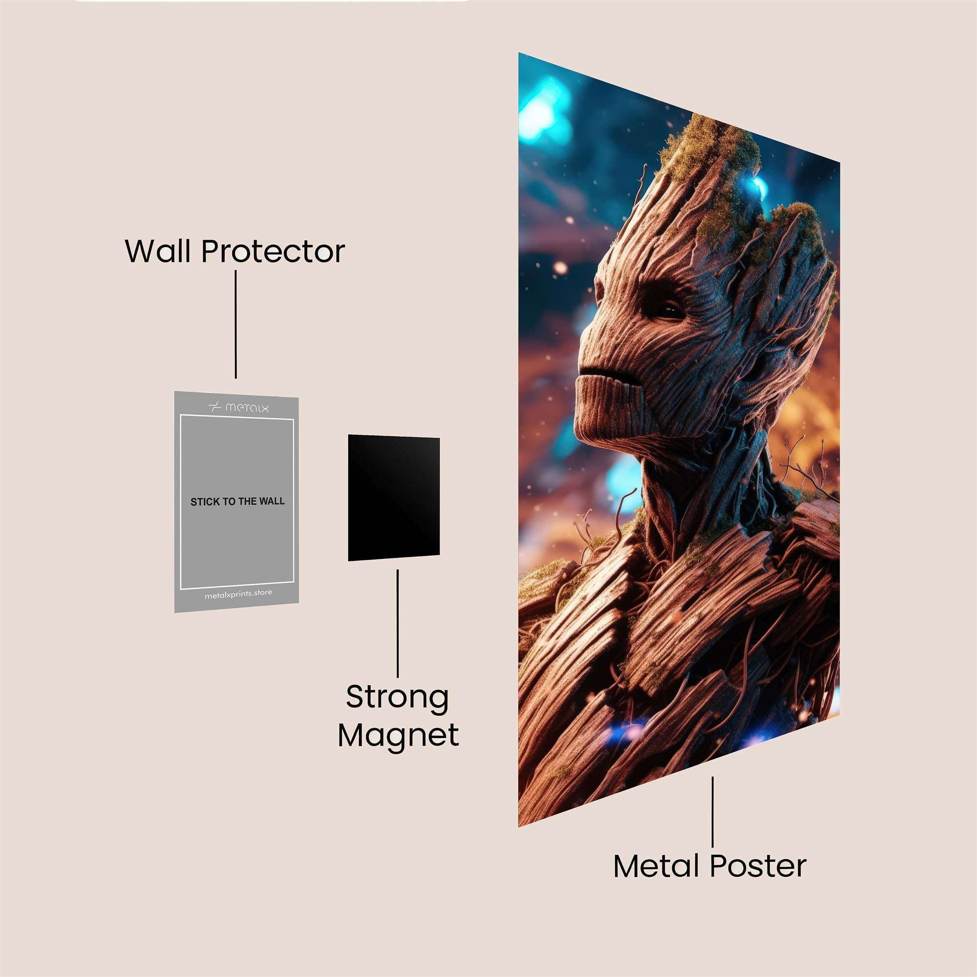 Groot Radiant Safe Wall Magnetic / M