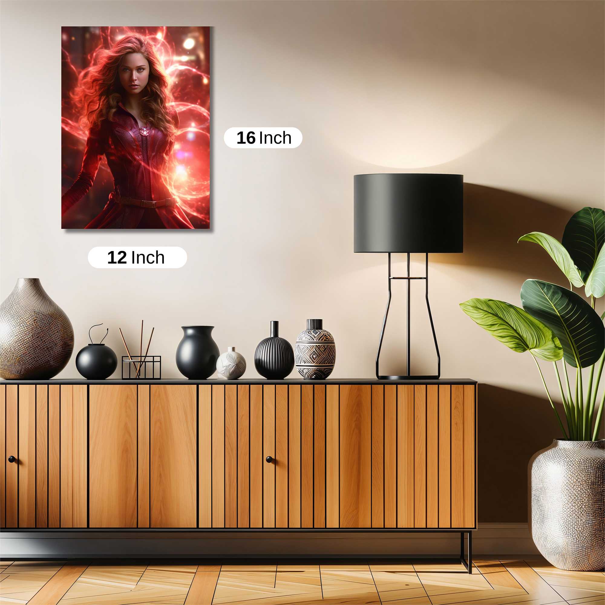 Scarlet Radiance Safe Wall Magnetic / M