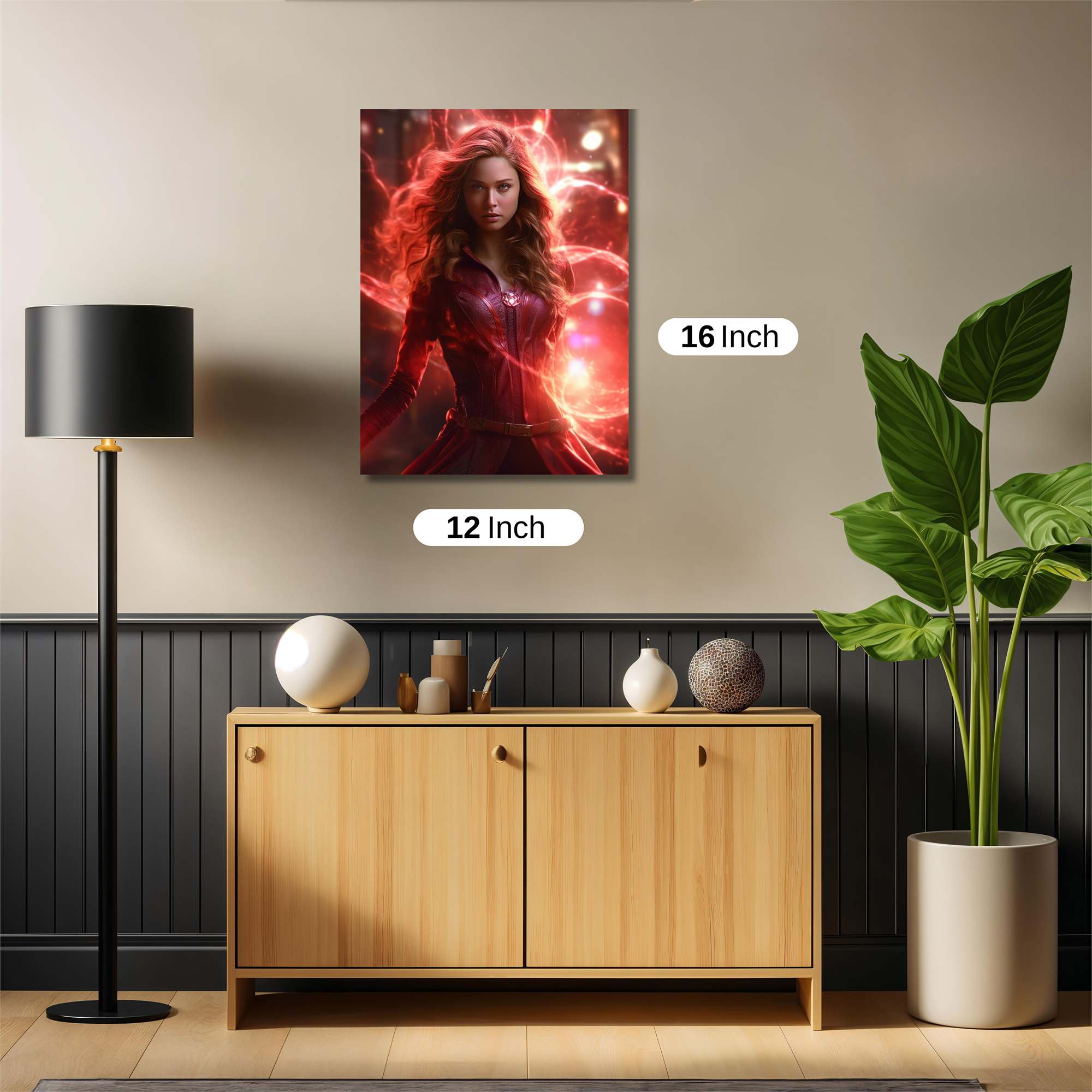 Scarlet Radiance Safe Wall Magnetic / M