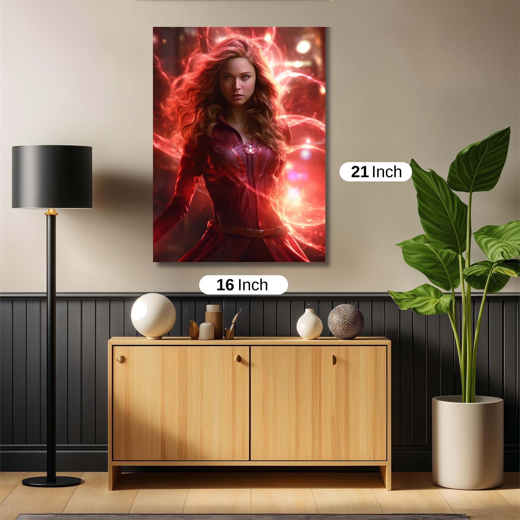 Scarlet Radiance Safe Wall Magnetic / M