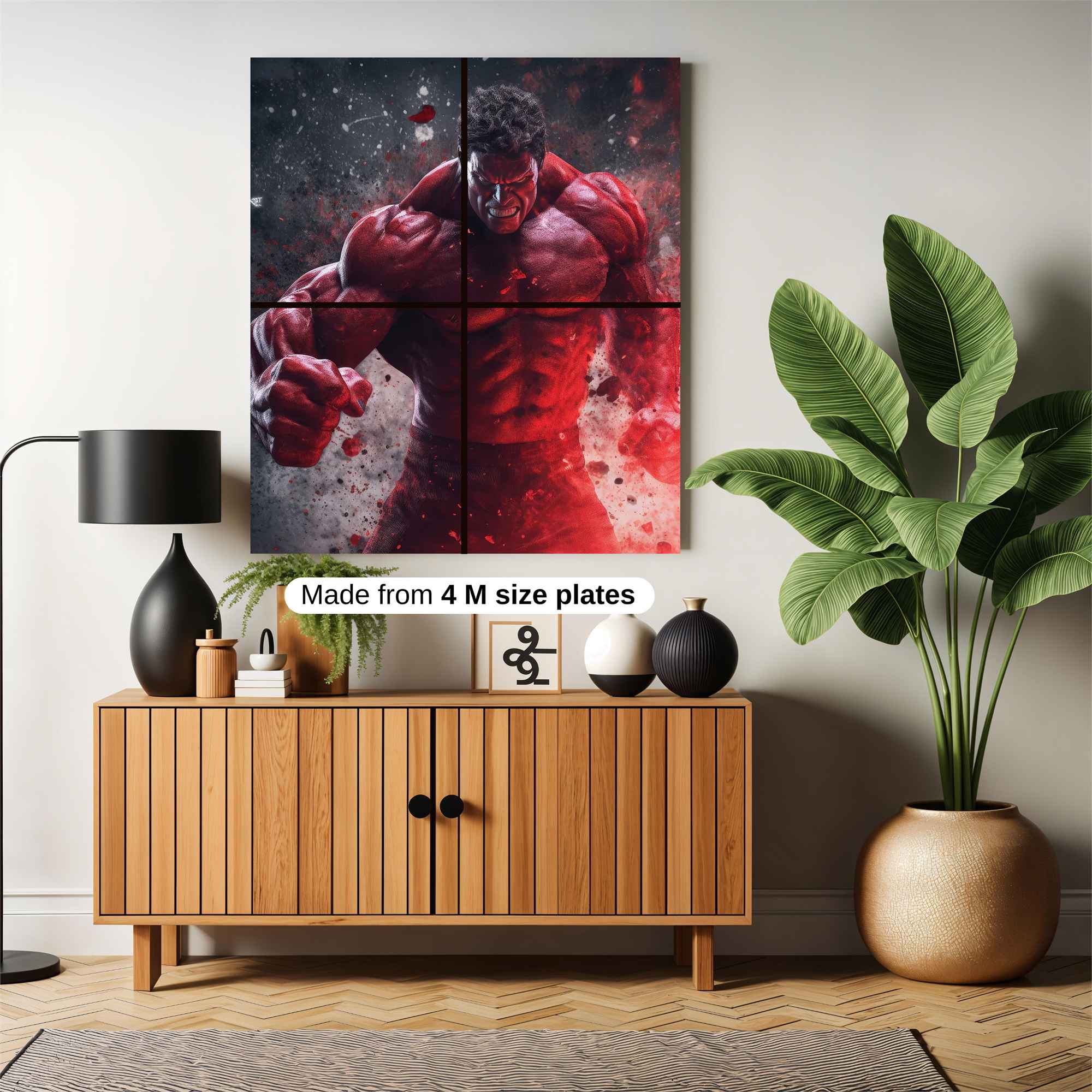 Hulk Rageful Safe Wall Magnetic / M