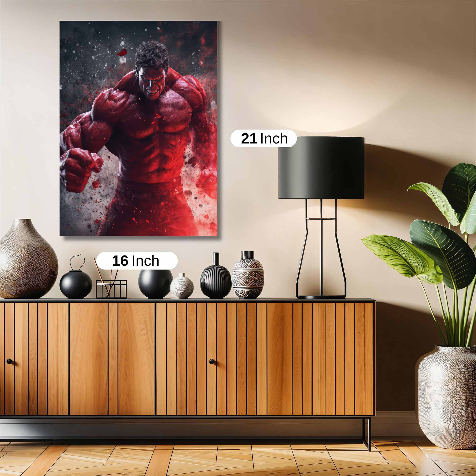 Hulk Rageful Safe Wall Magnetic / M