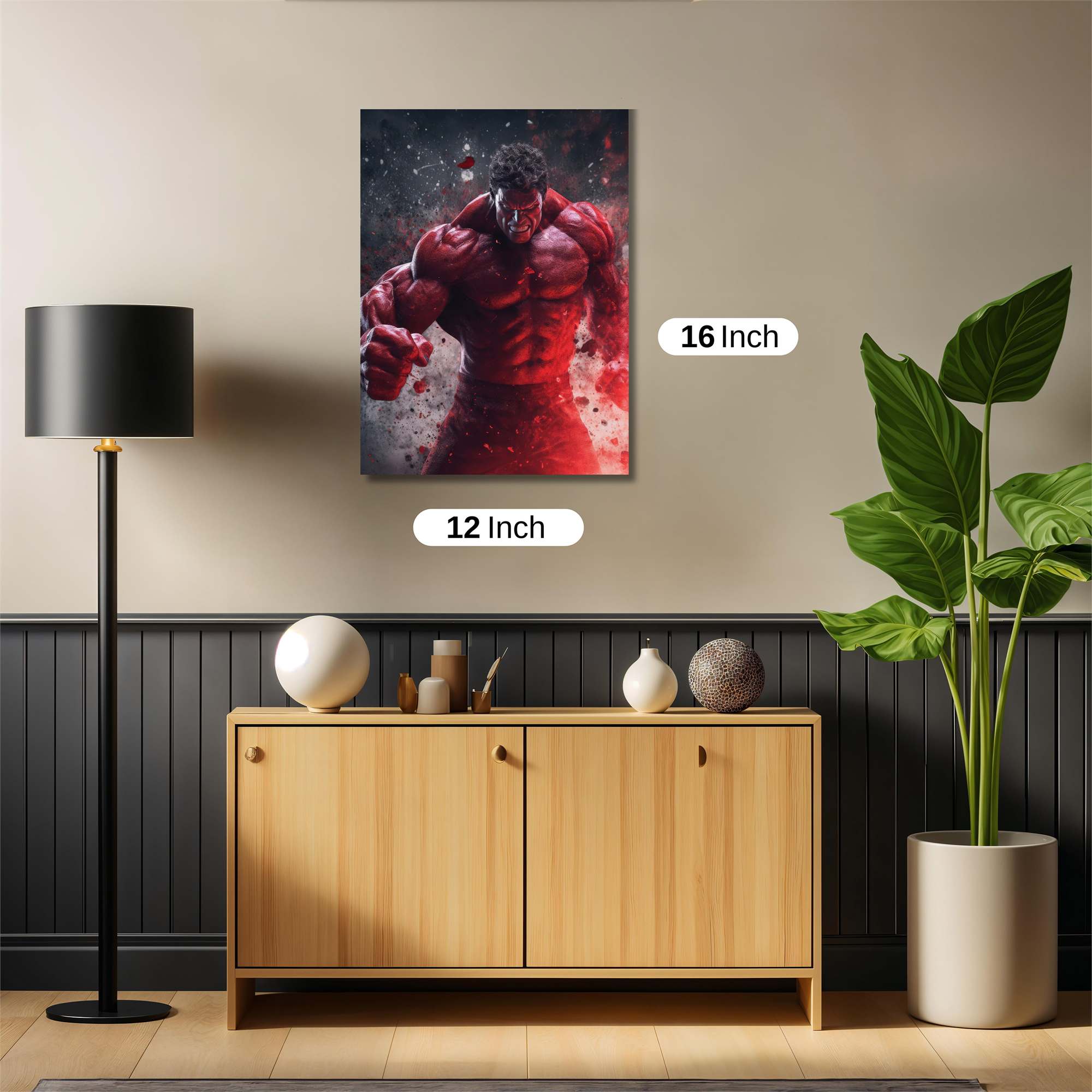 Hulk Rageful Safe Wall Magnetic / M