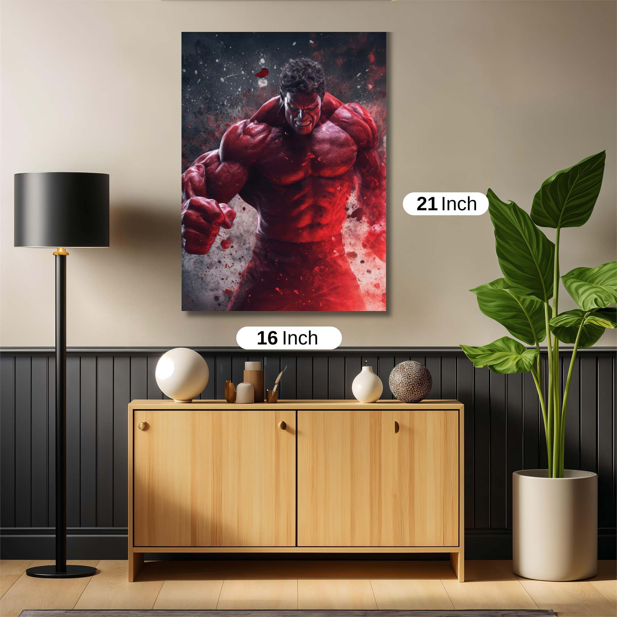 Hulk Rageful Safe Wall Magnetic / M