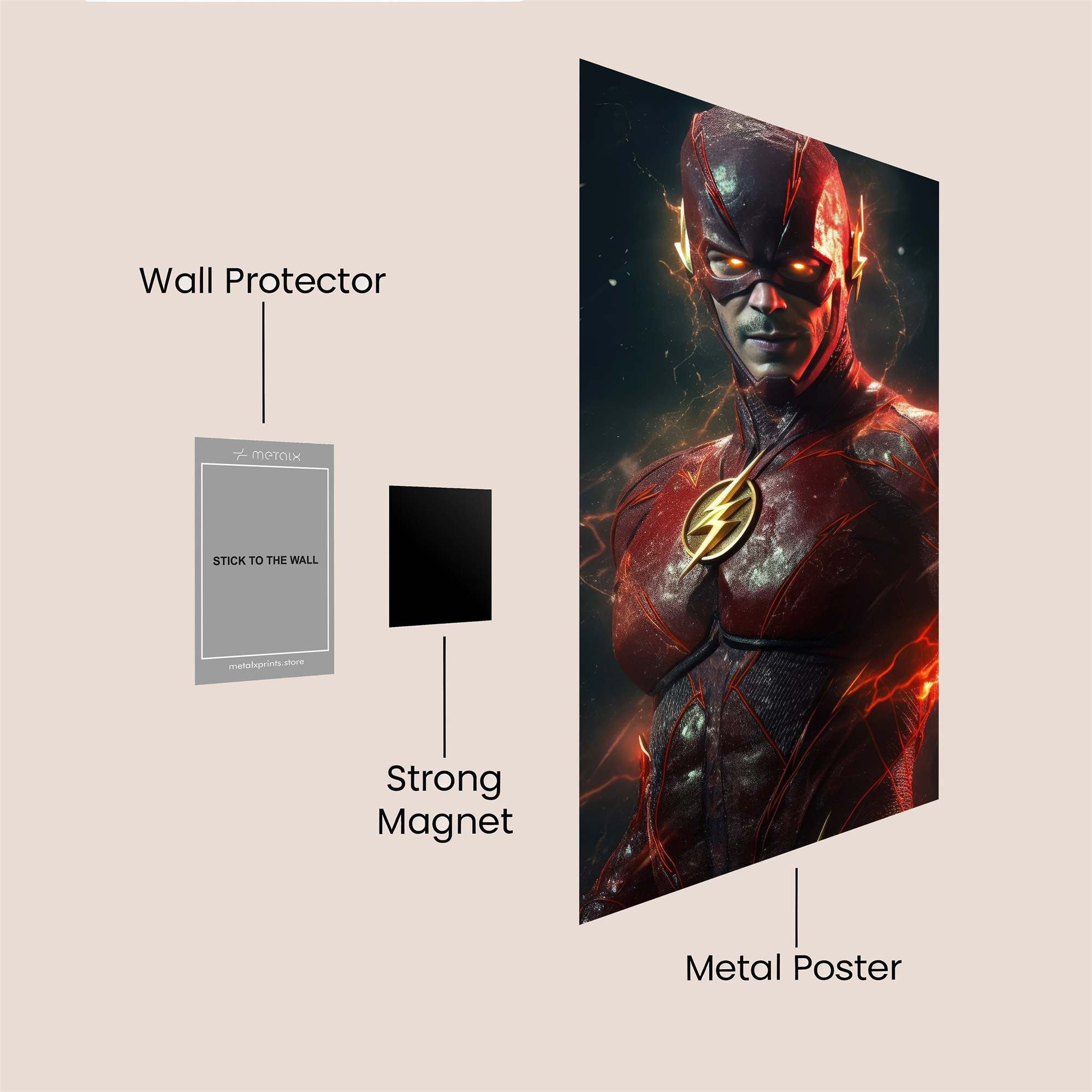 Flash Fury Safe Wall Magnetic / M