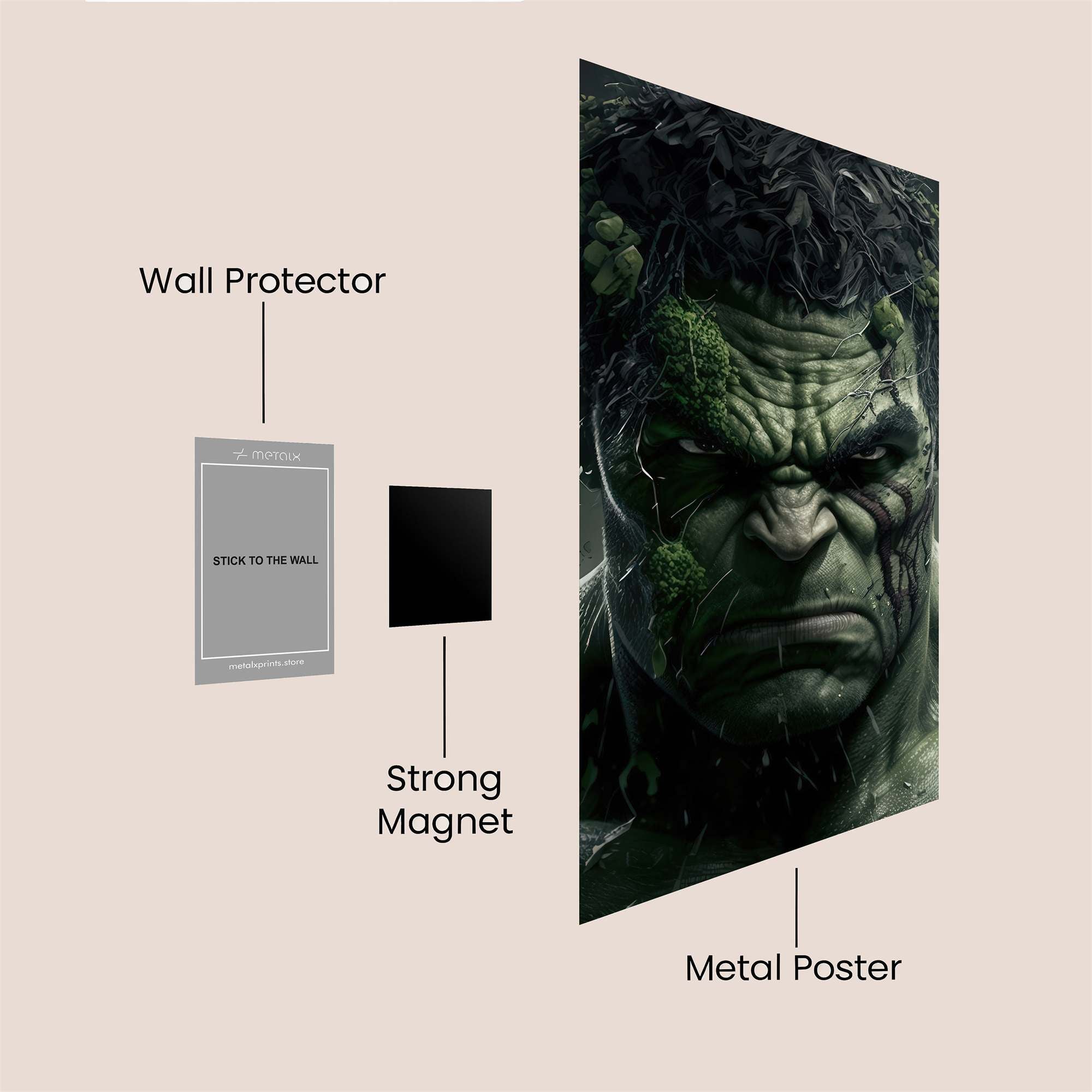 Hulk Regrowth Safe Wall Magnetic / M