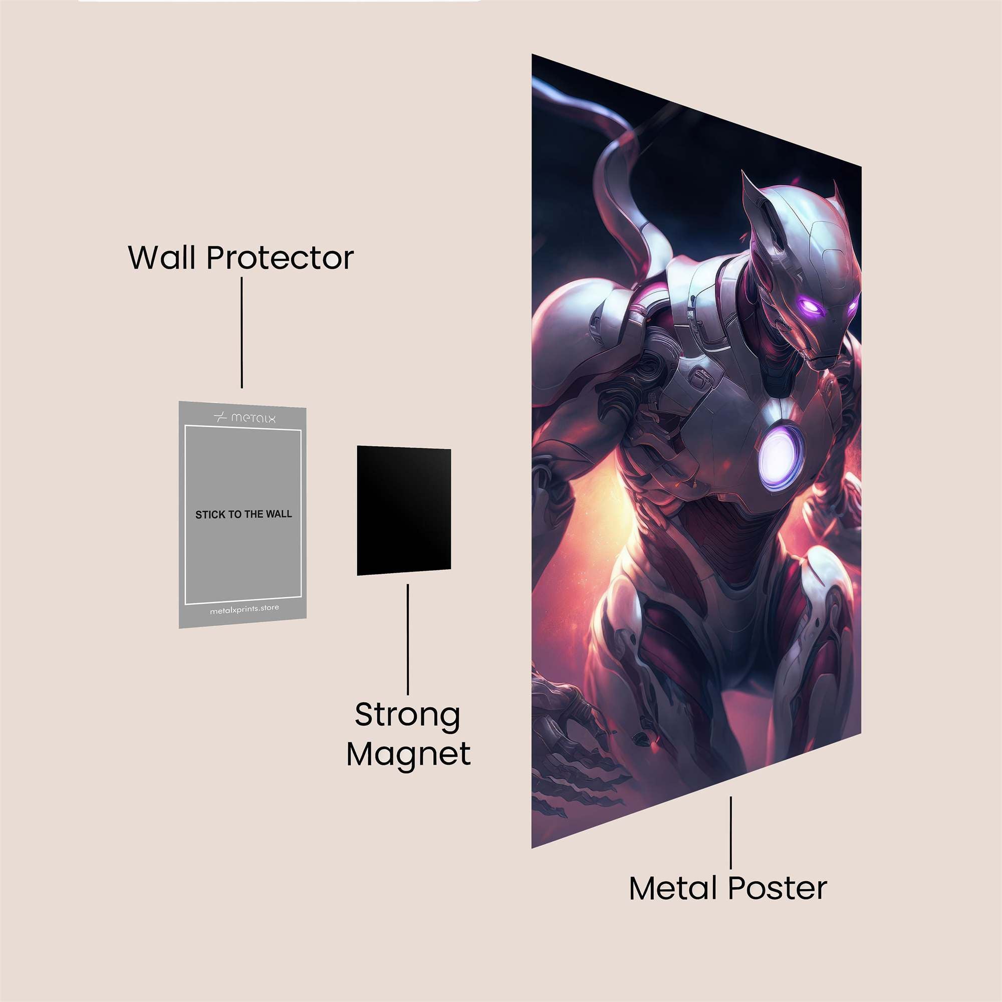 Prowler Menace Safe Wall Magnetic / M