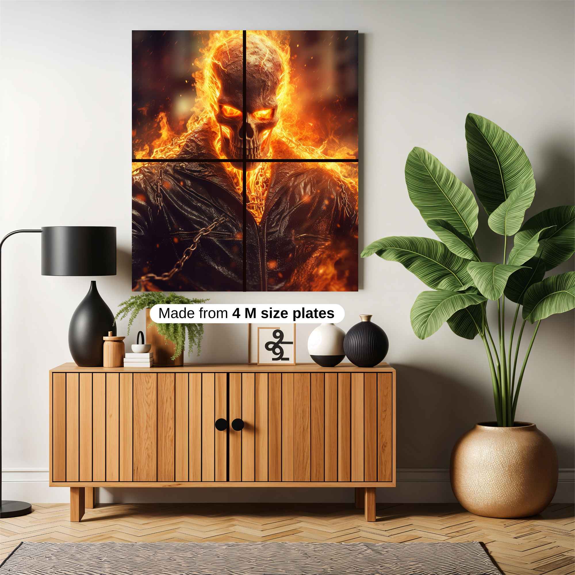 GhostRider Fiery Safe Wall Magnetic / M