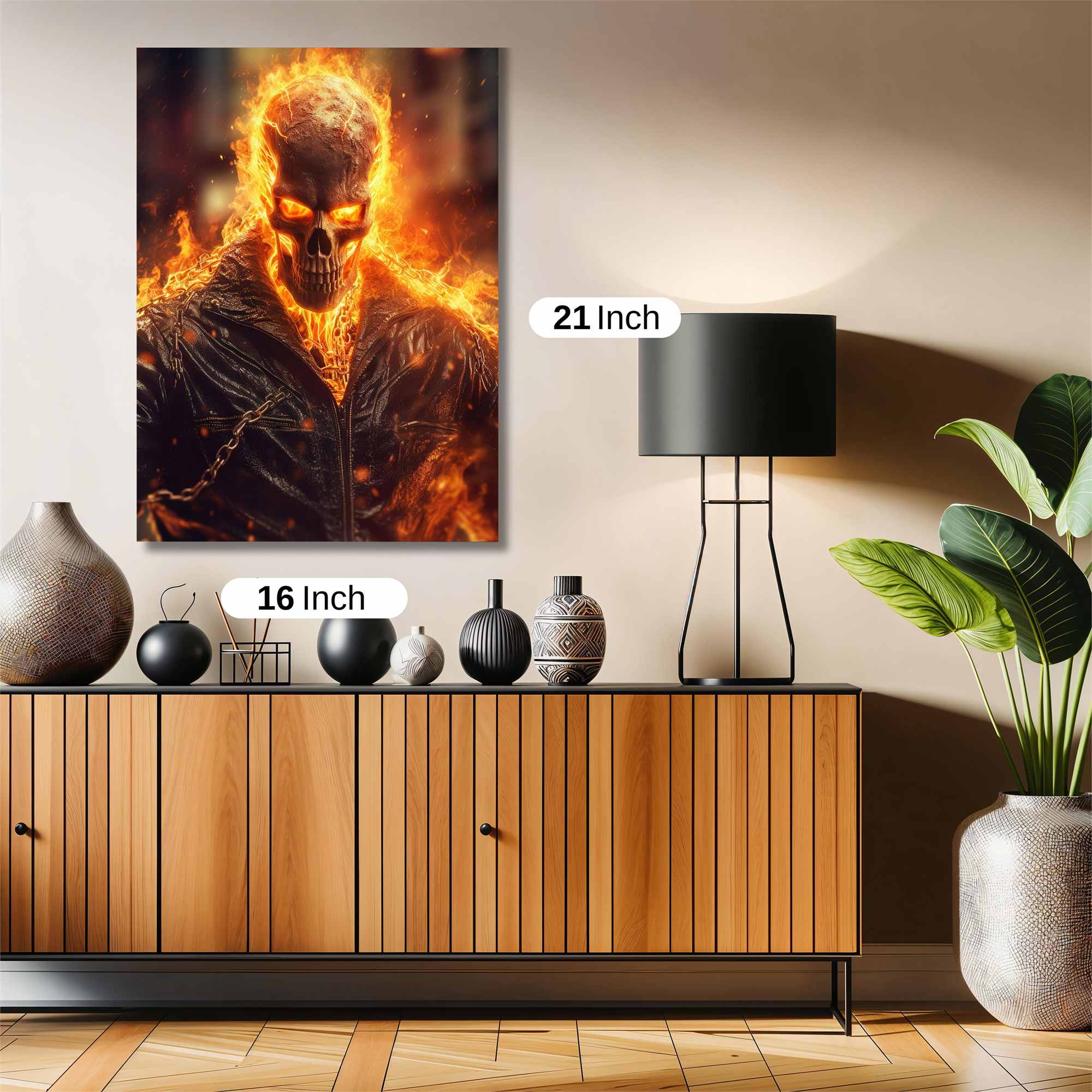 GhostRider Fiery Safe Wall Magnetic / M