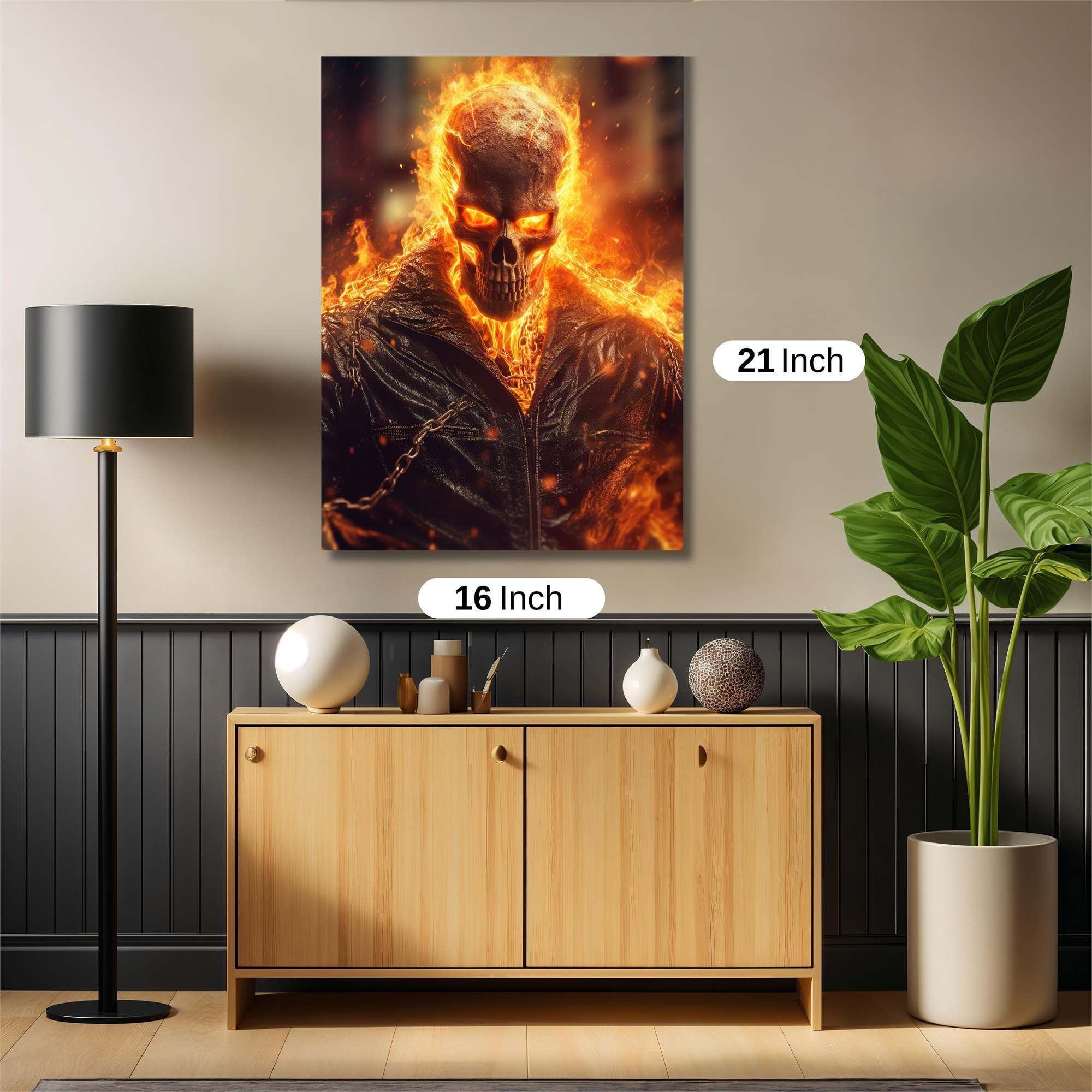 GhostRider Fiery Safe Wall Magnetic / M