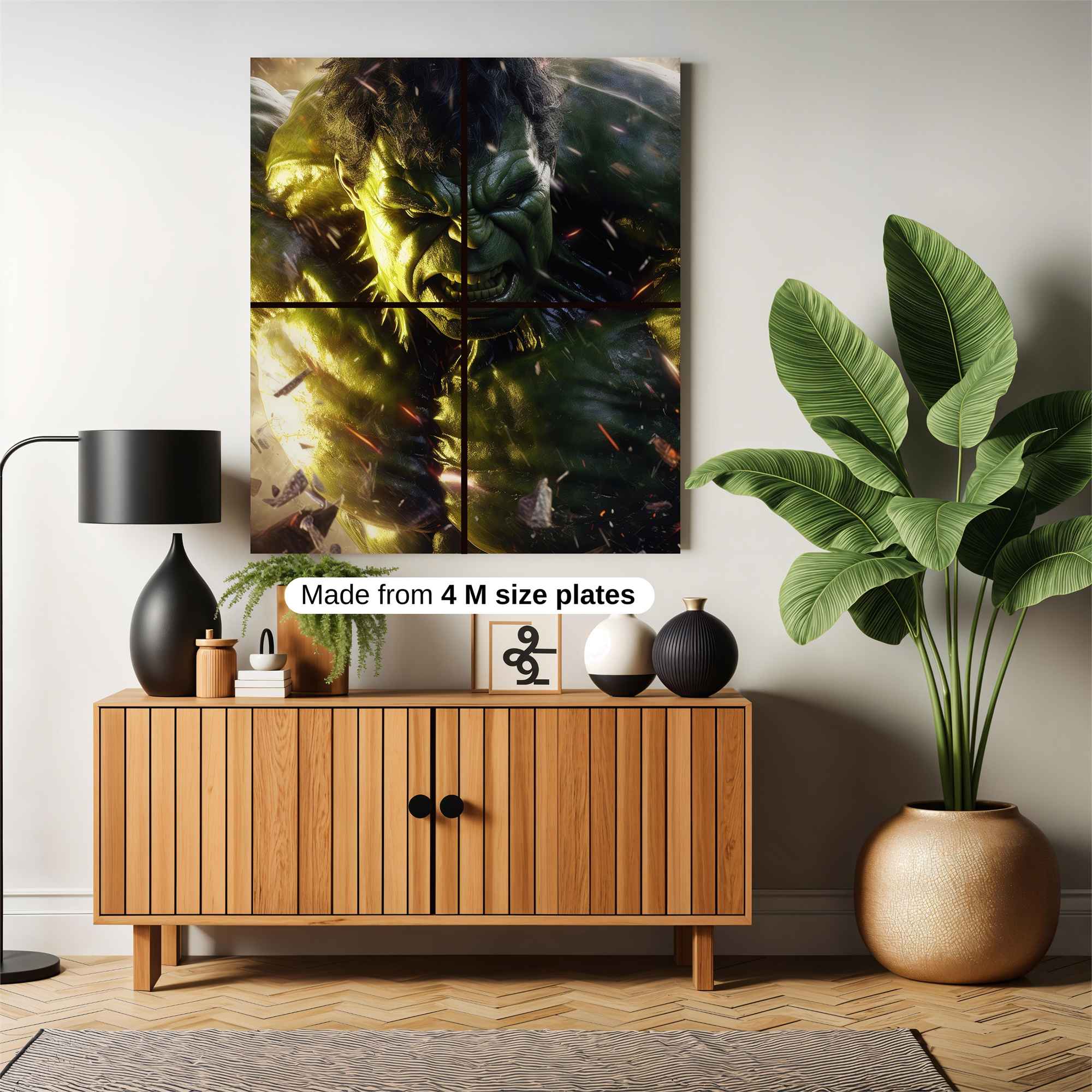Hulk Rampage Safe Wall Magnetic / M