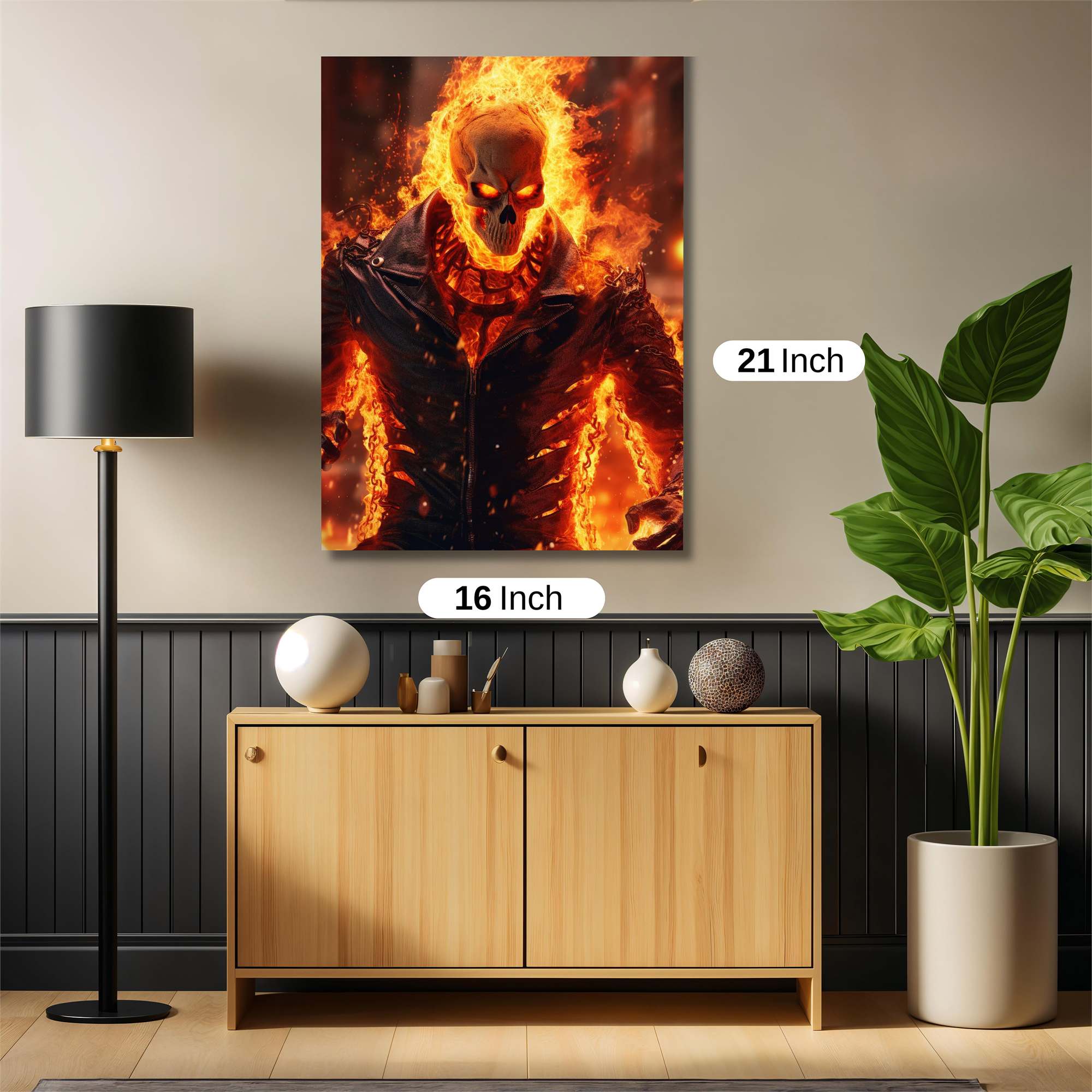 Ghost Rider - Inferno Safe Wall Magnetic / M