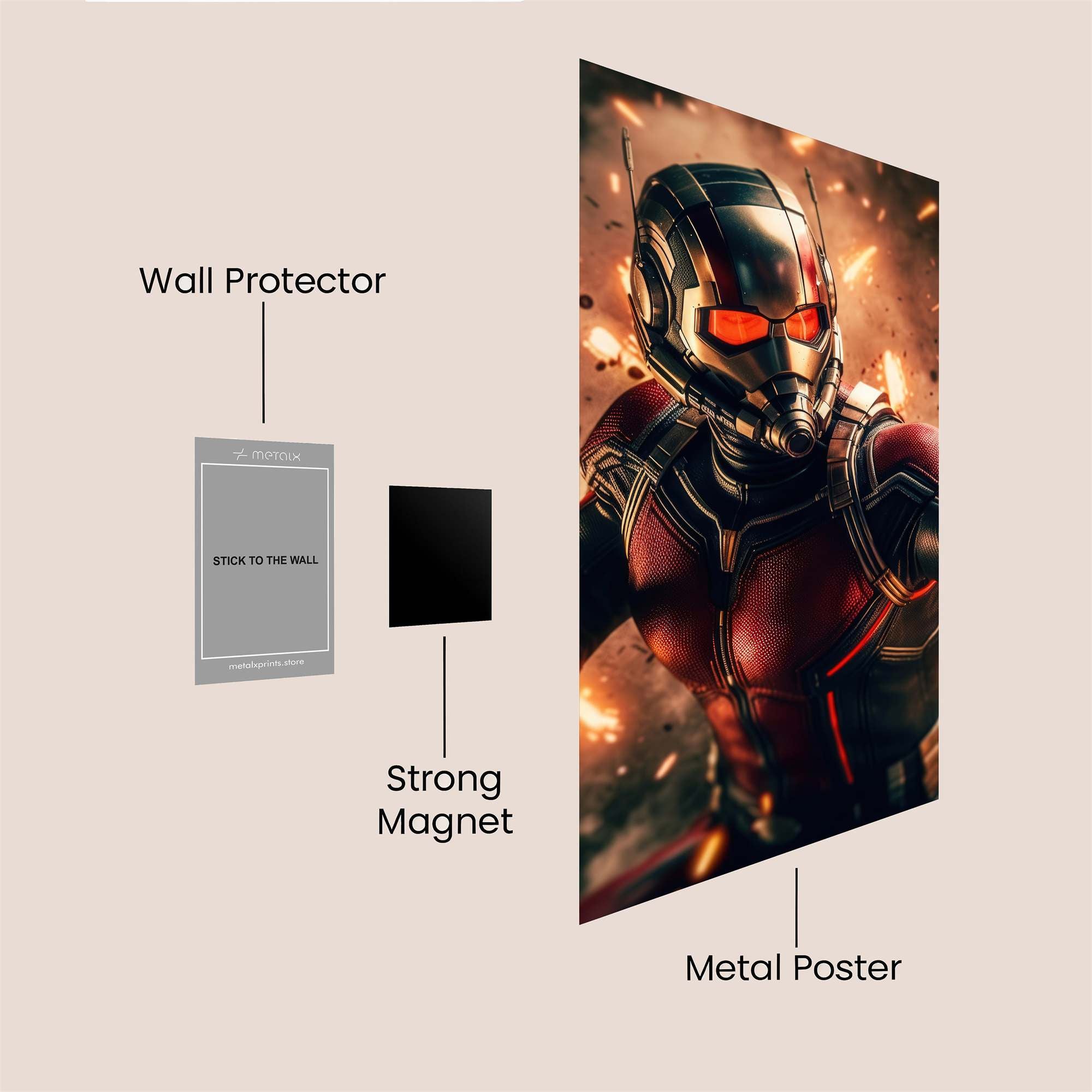 Ant-Man Blaze Safe Wall Magnetic / M