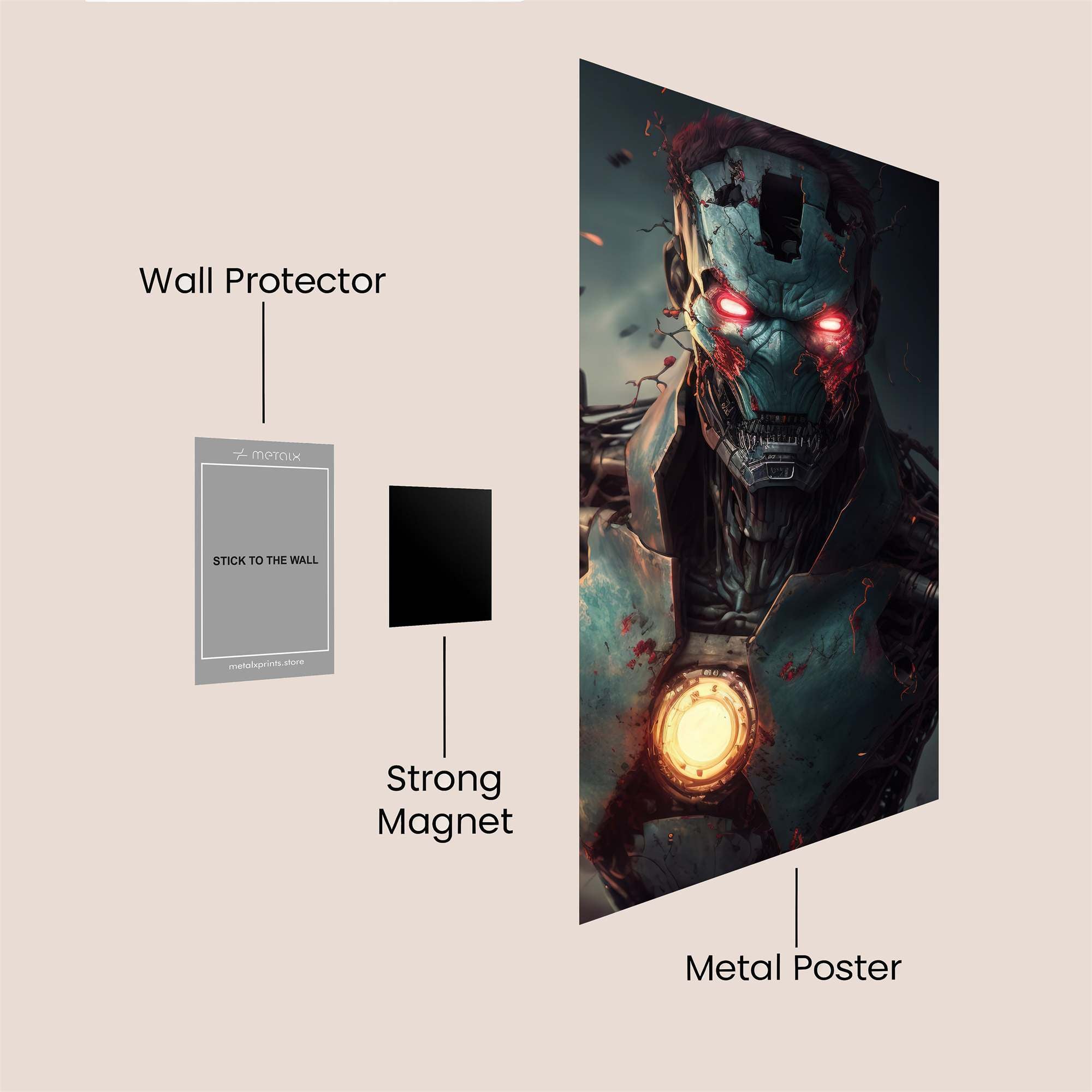 Iron Havoc Safe Wall Magnetic / M