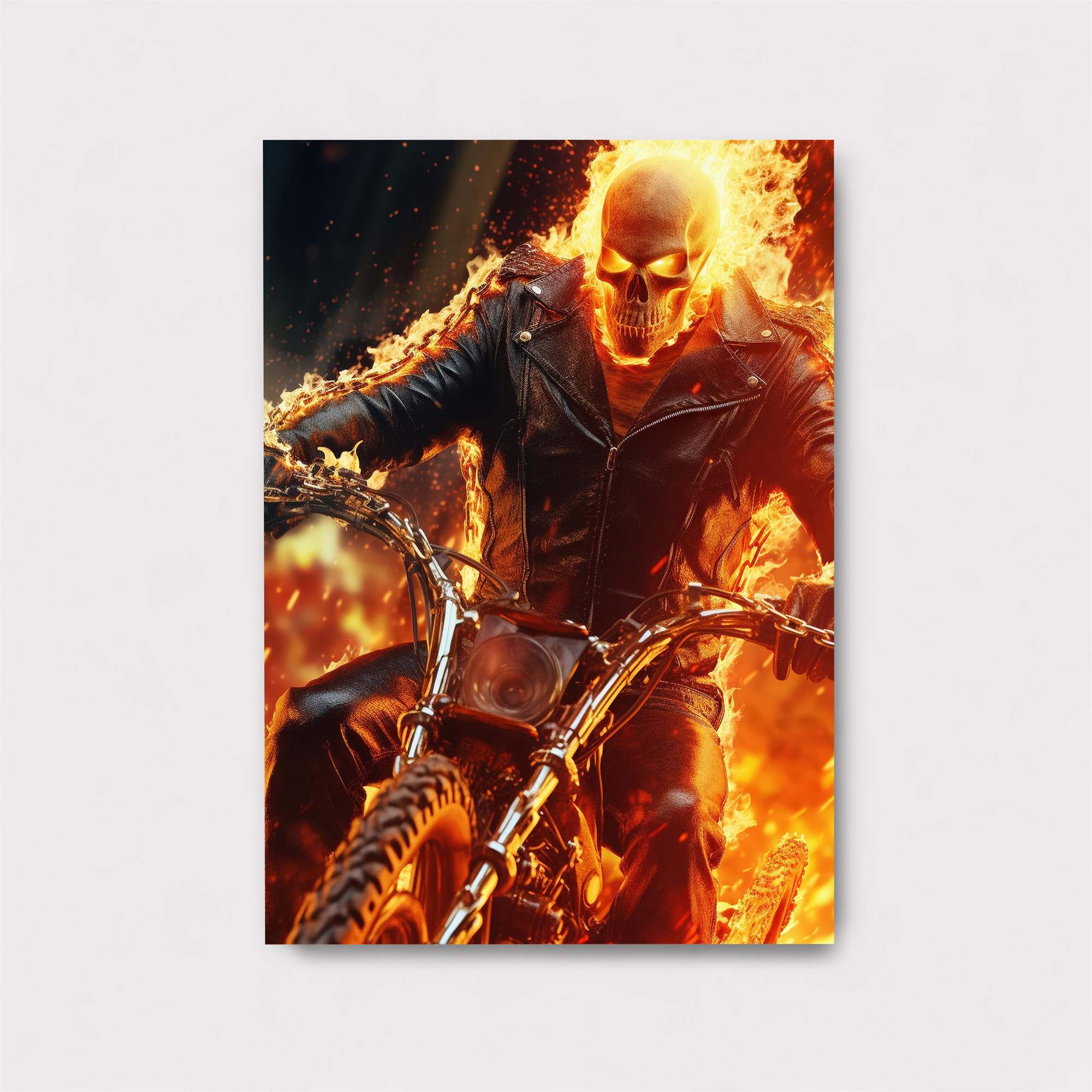 Ghost Rider - Fiery Safe Wall Magnetic / M