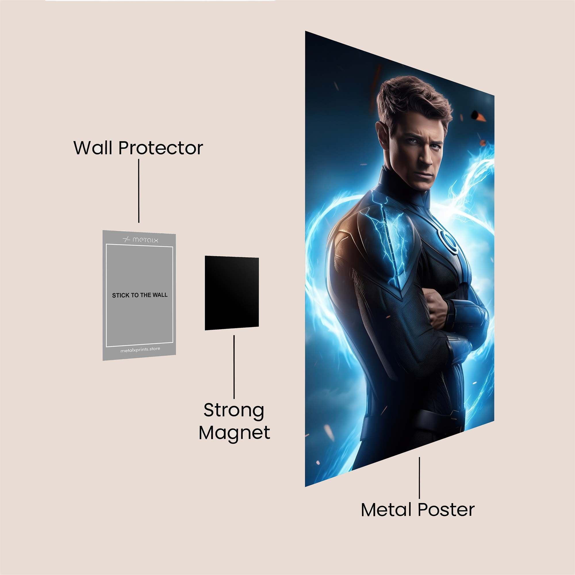 Flash Radiant Safe Wall Magnetic / M