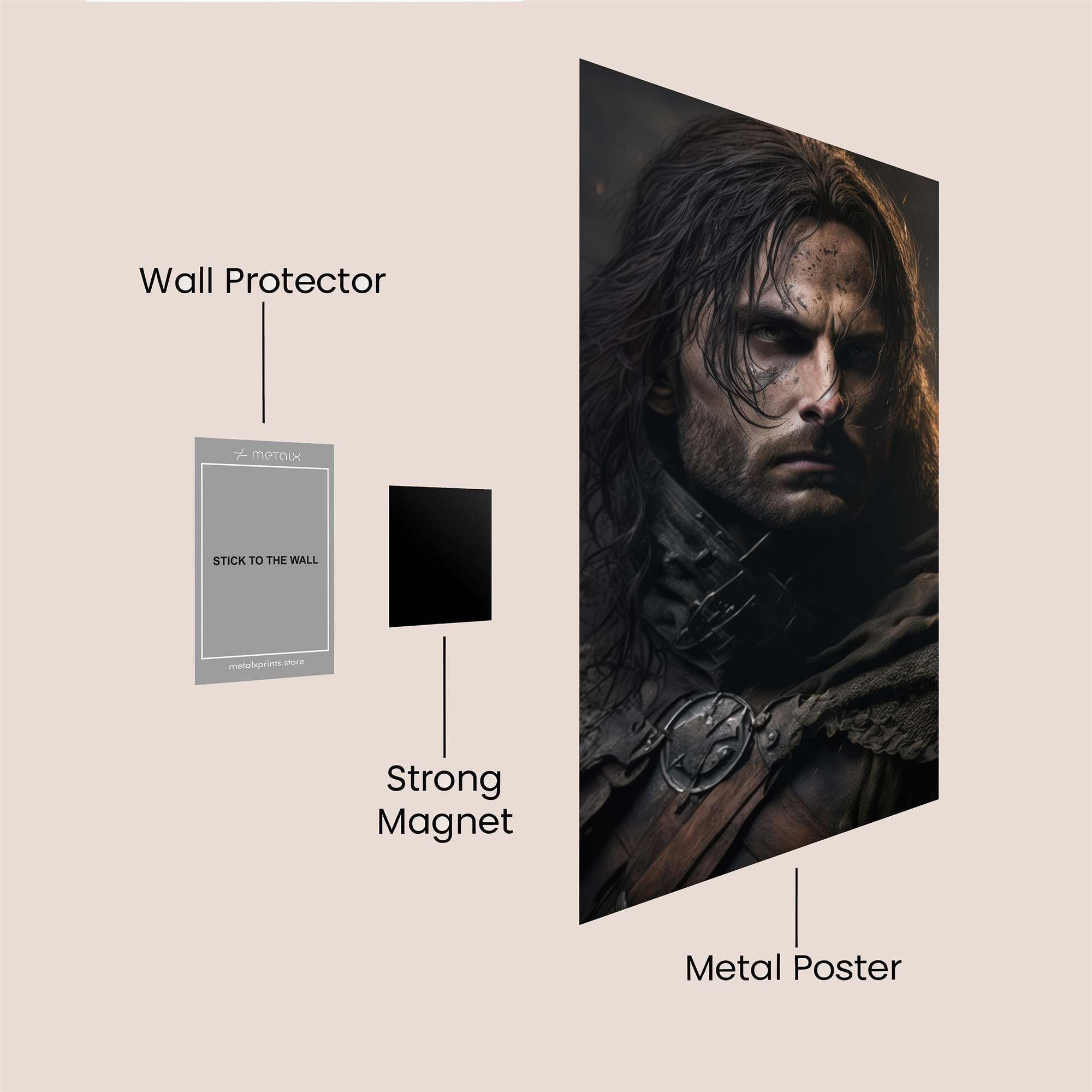 Strider Somber Safe Wall Magnetic / M