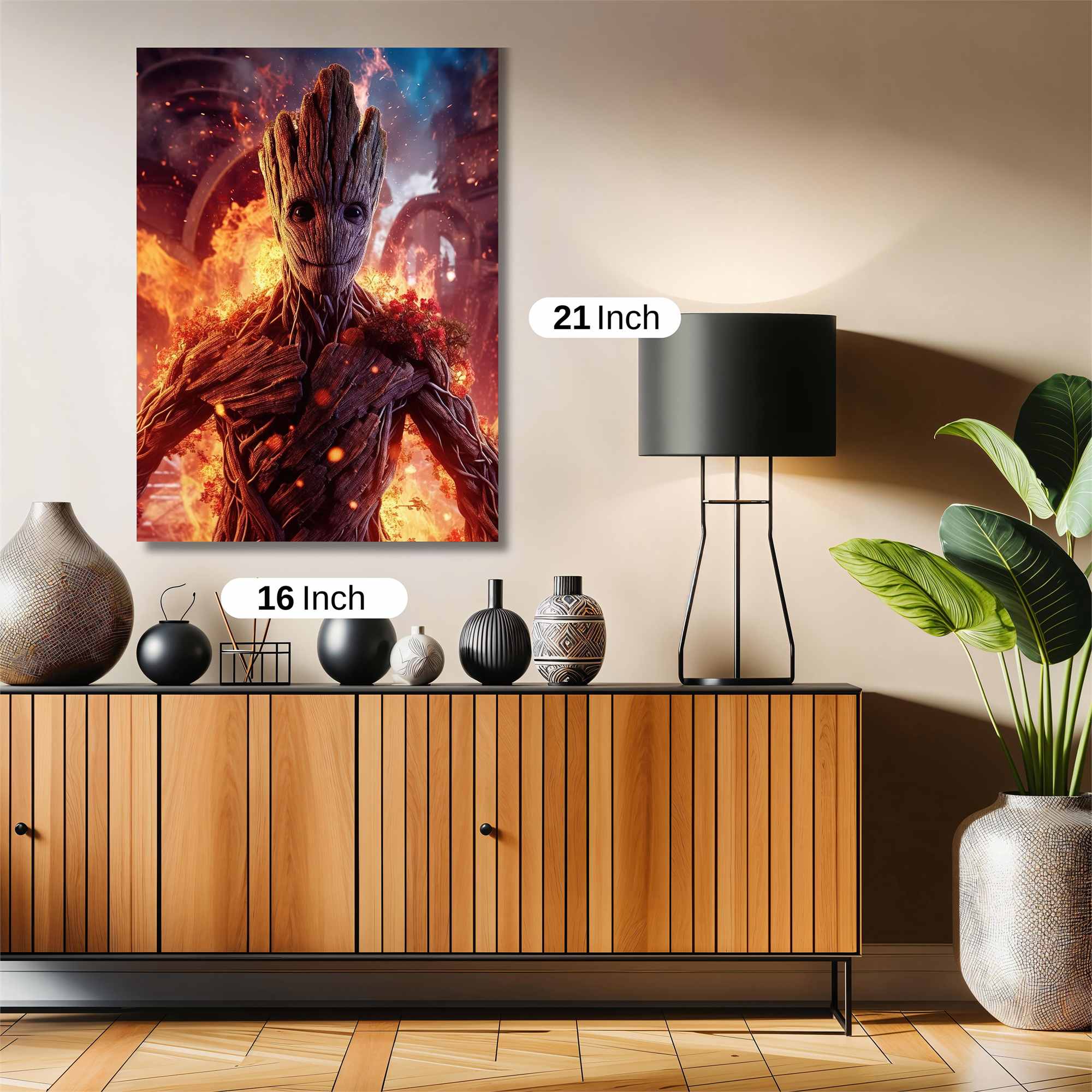 Groot Fiery Safe Wall Magnetic / M