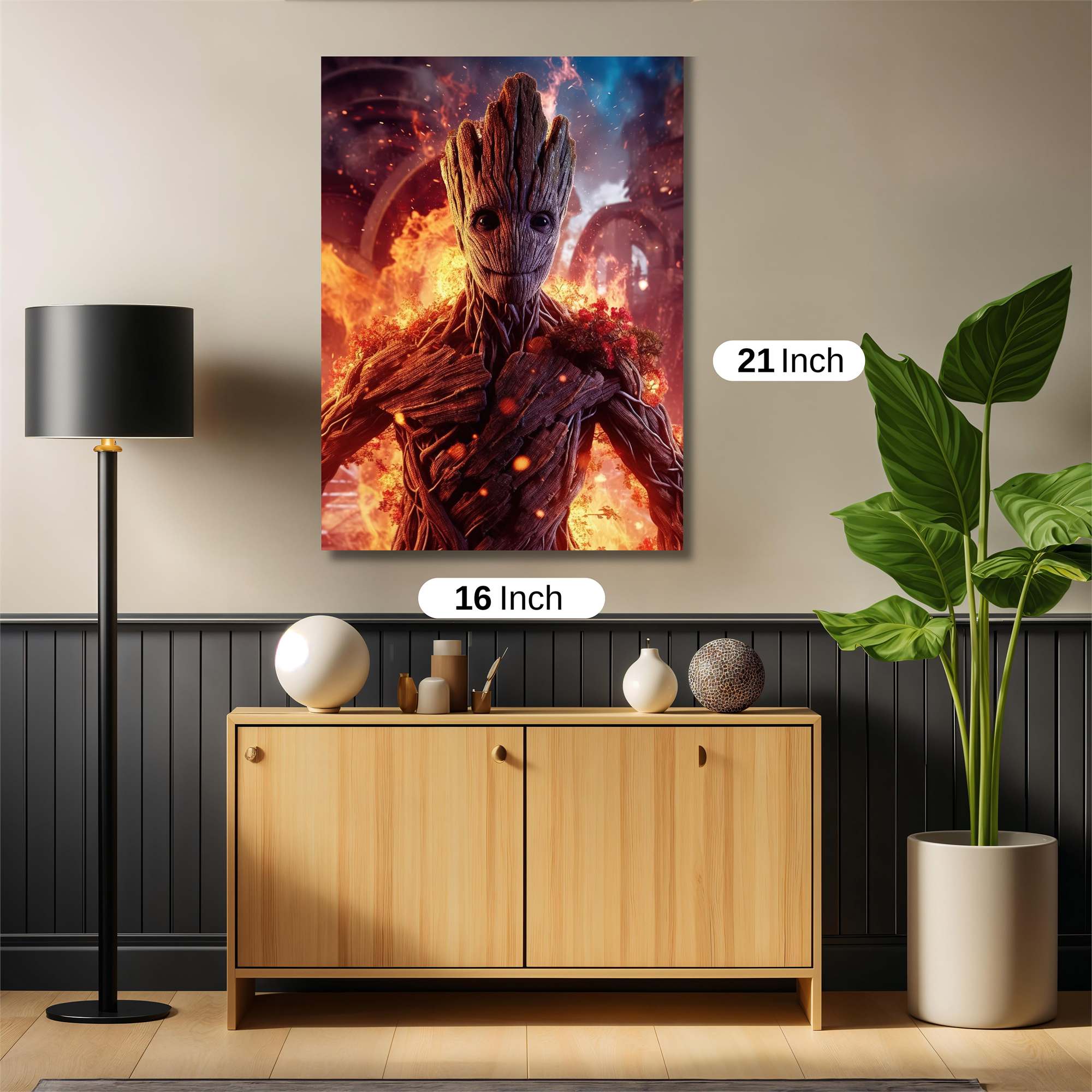 Groot Fiery Safe Wall Magnetic / M