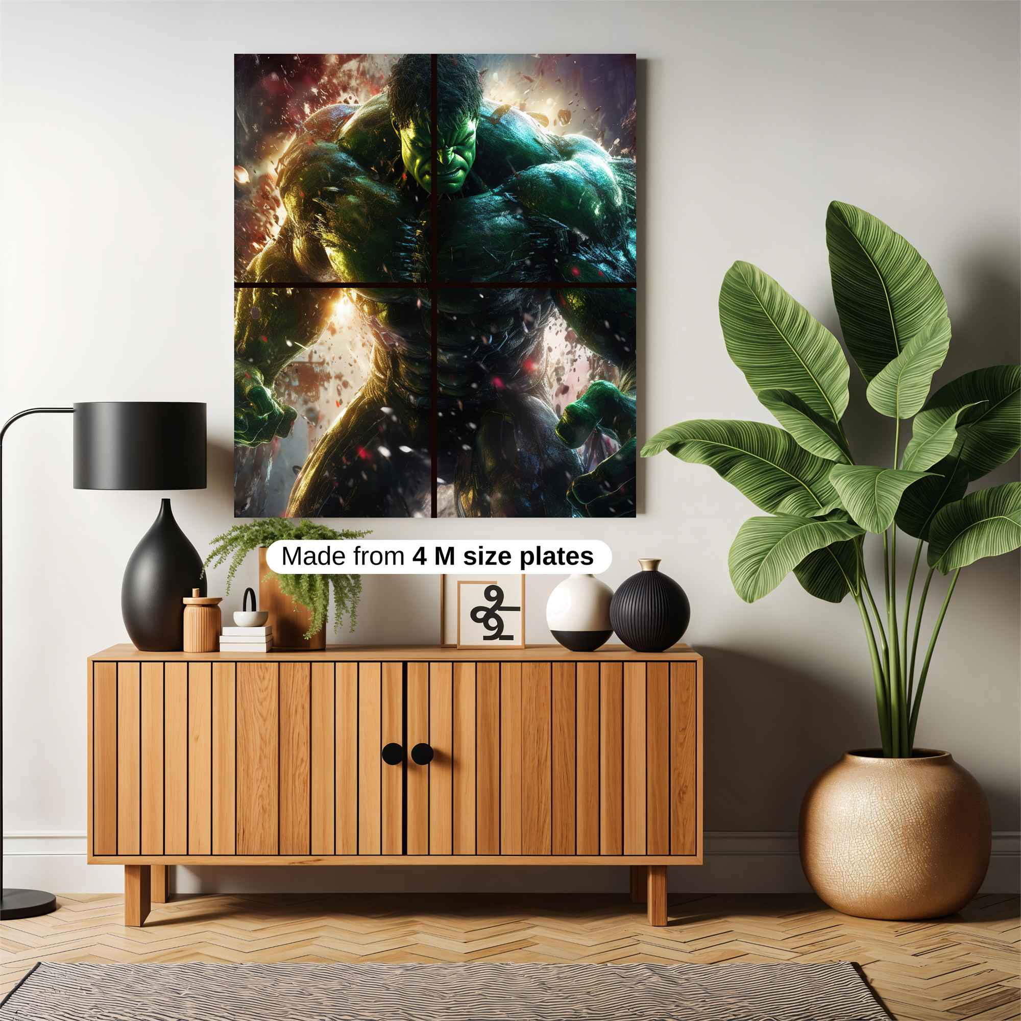 Hulk Rageful Safe Wall Magnetic / M