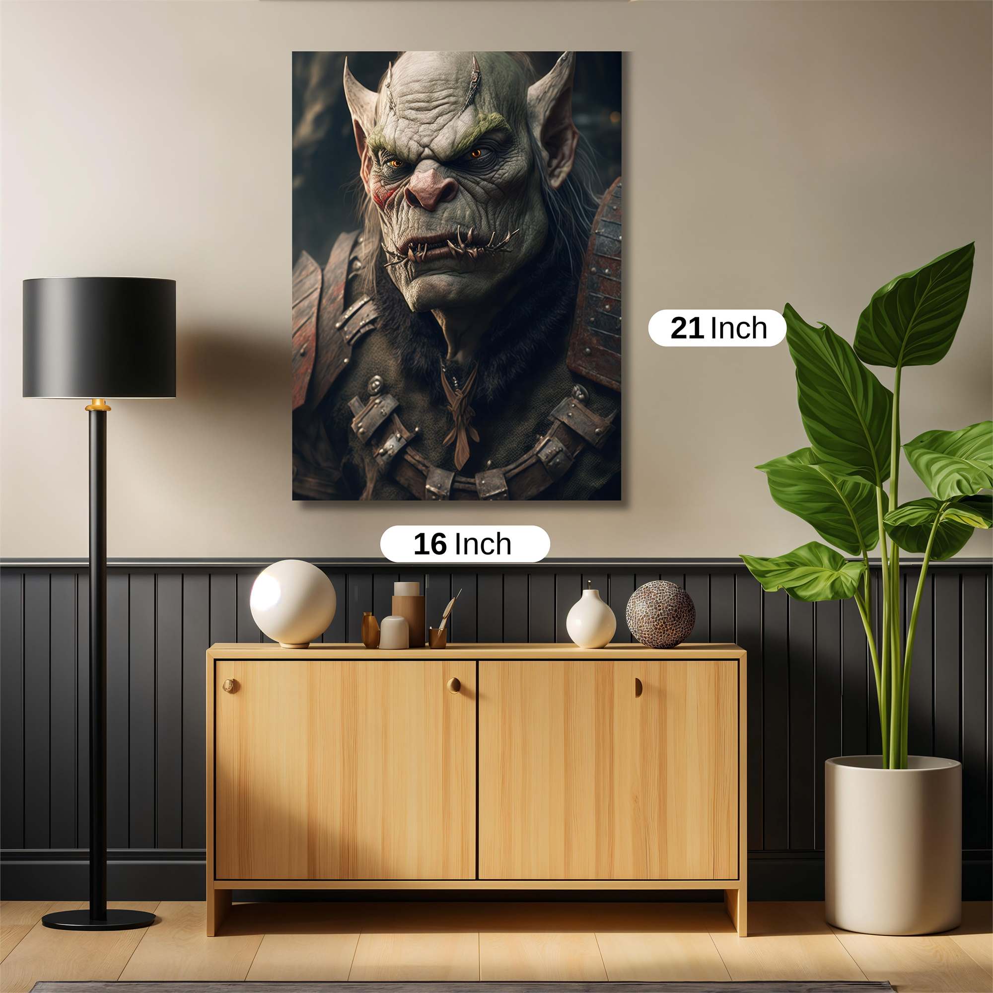 Orc Warlord Safe Wall Magnetic / M