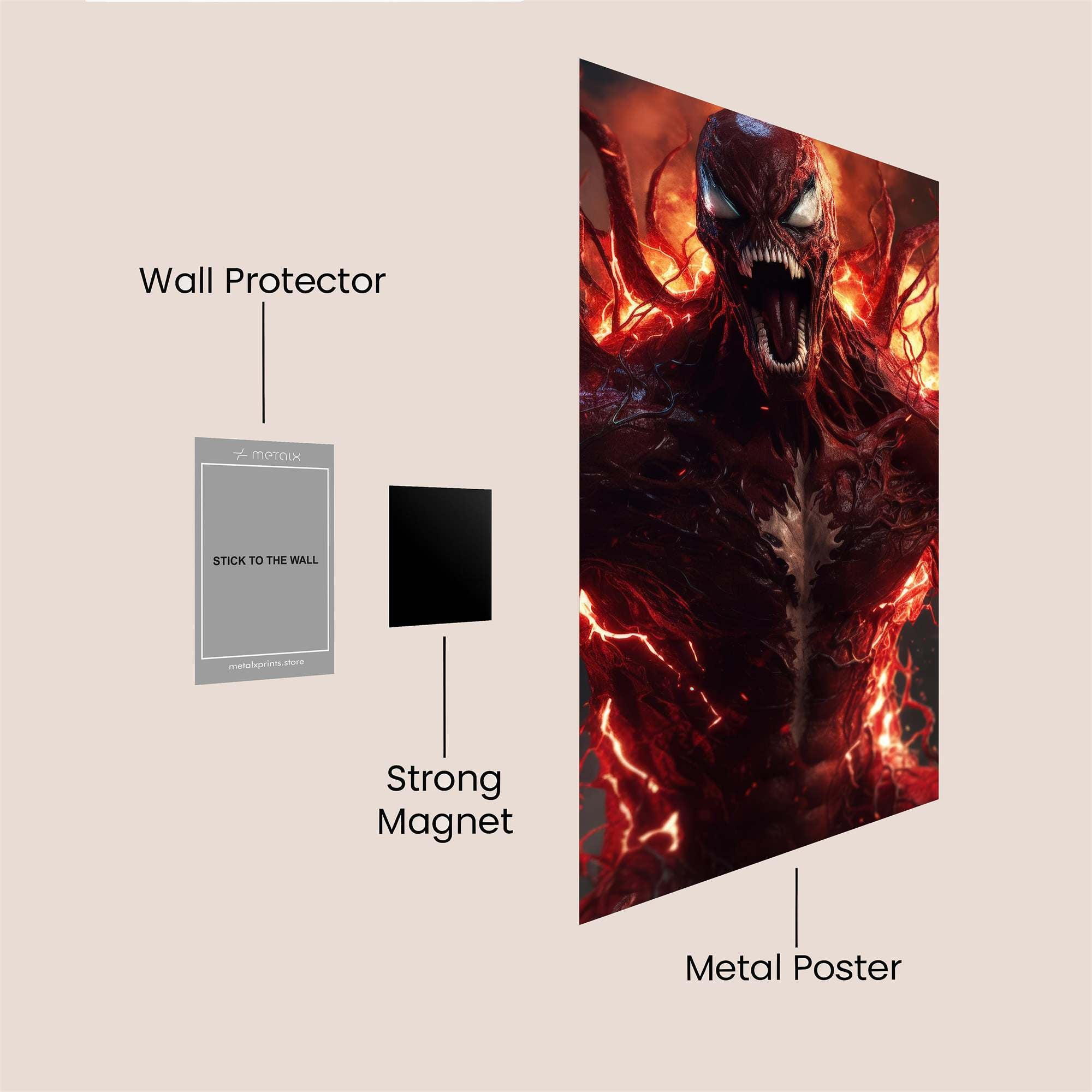 Carnage Unleashed Safe Wall Magnetic / M