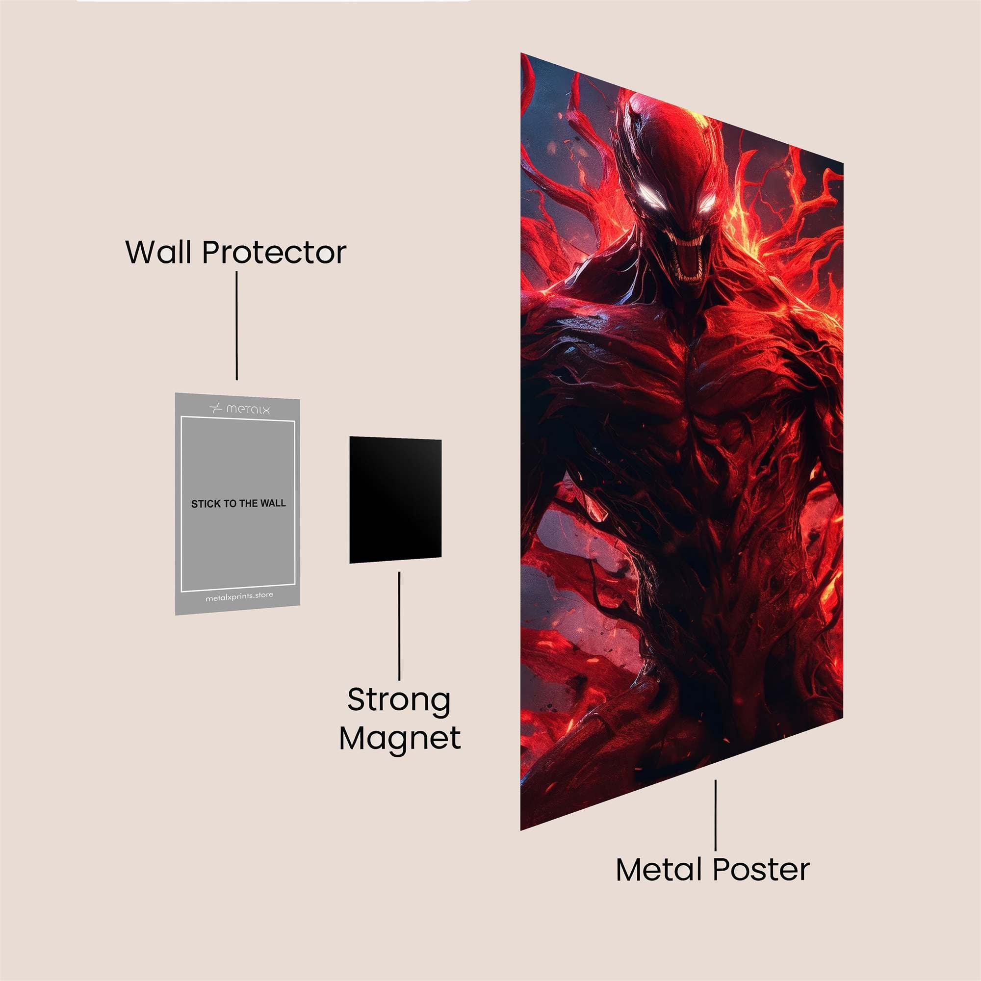 Carnage Unleashed Safe Wall Magnetic / M