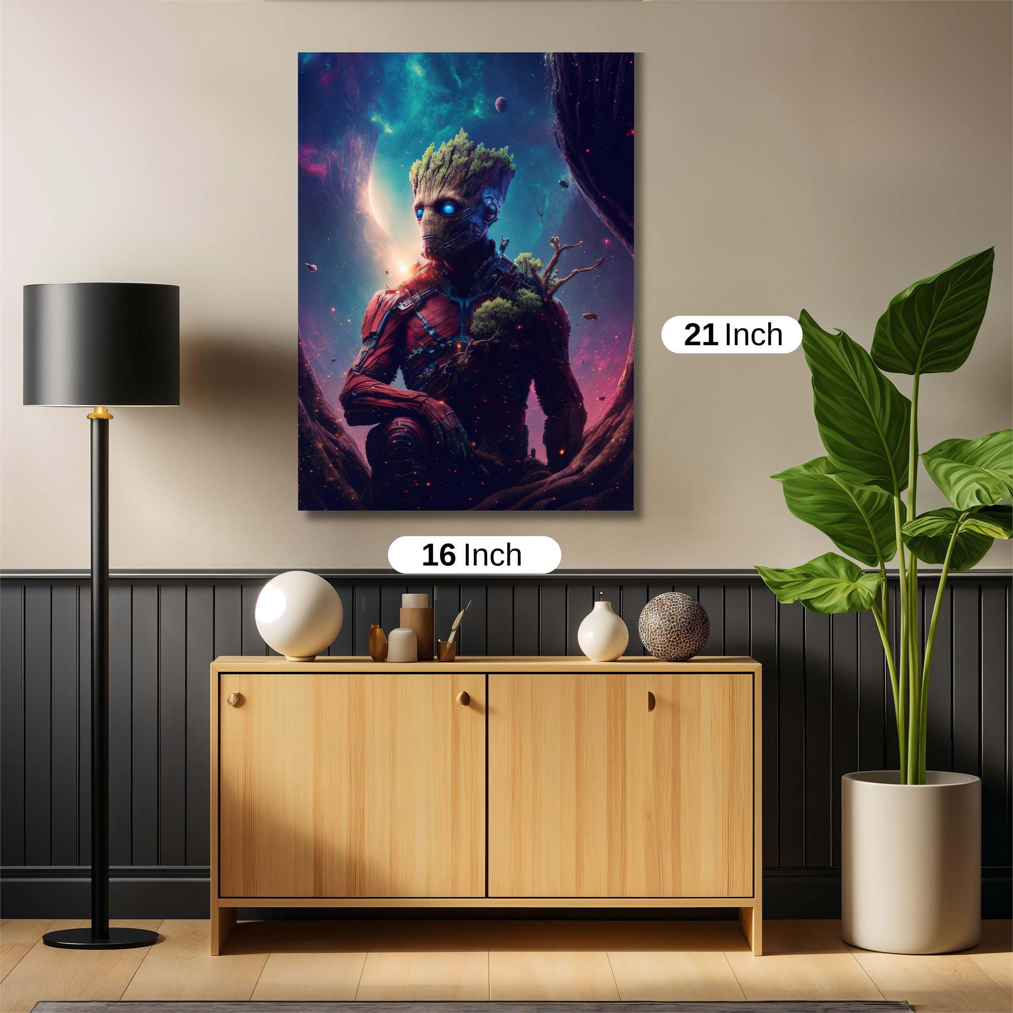 Groot Cosmic Safe Wall Magnetic / M
