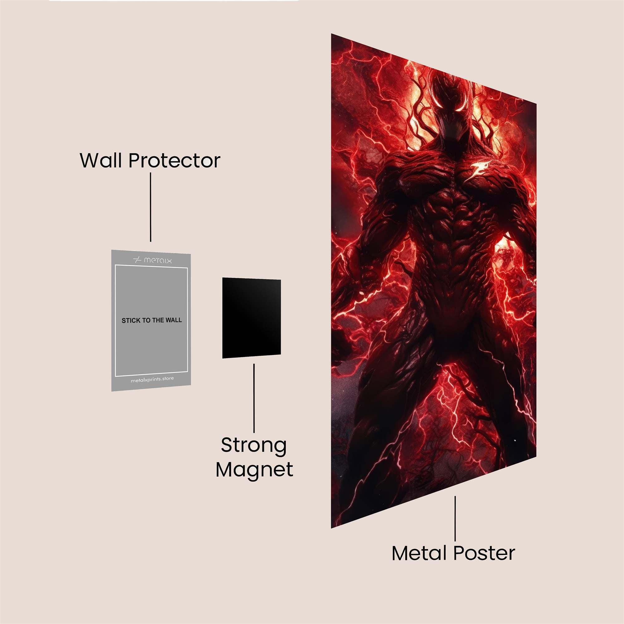 Carnage Unleashed Safe Wall Magnetic / M