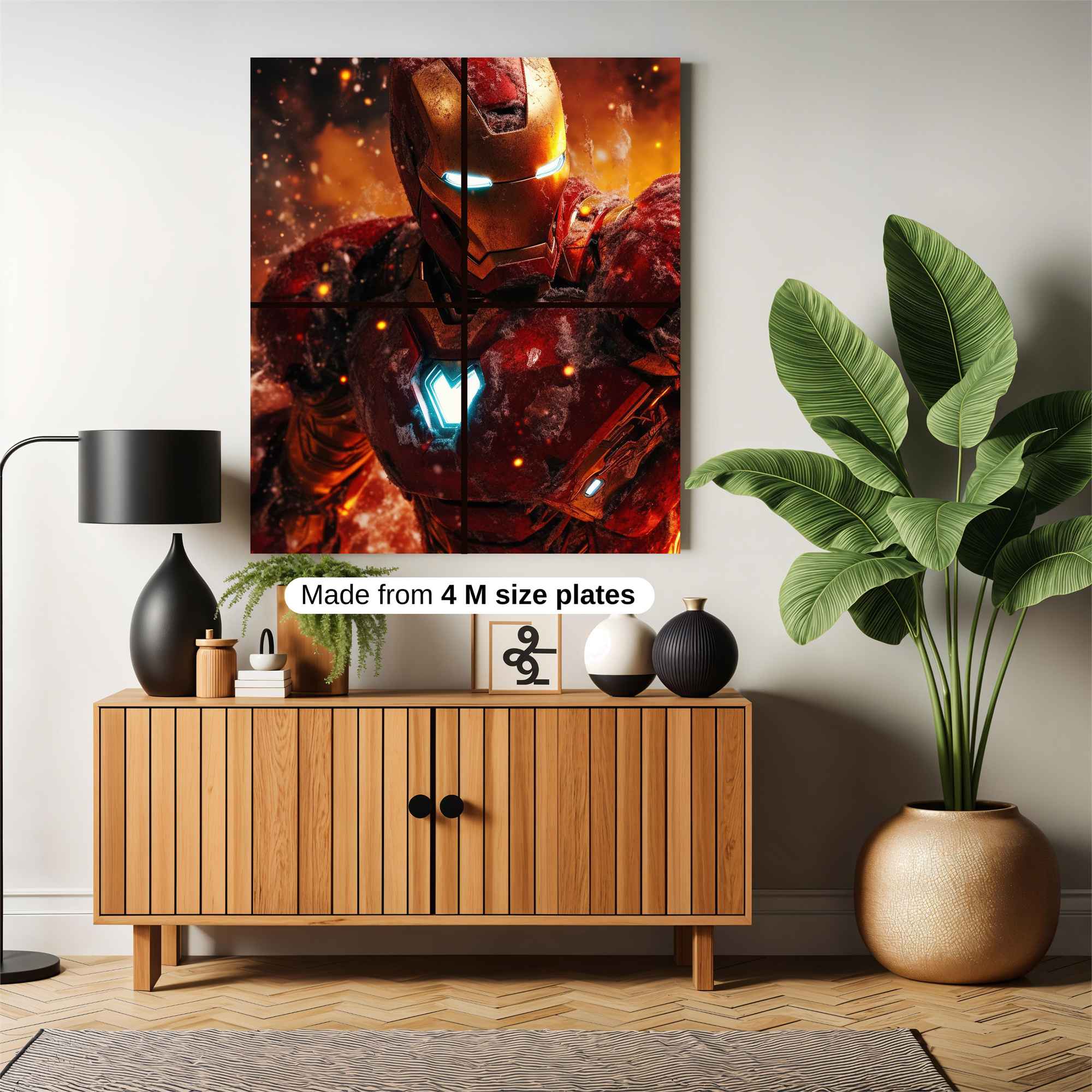 Iron Blaze Safe Wall Magnetic / M