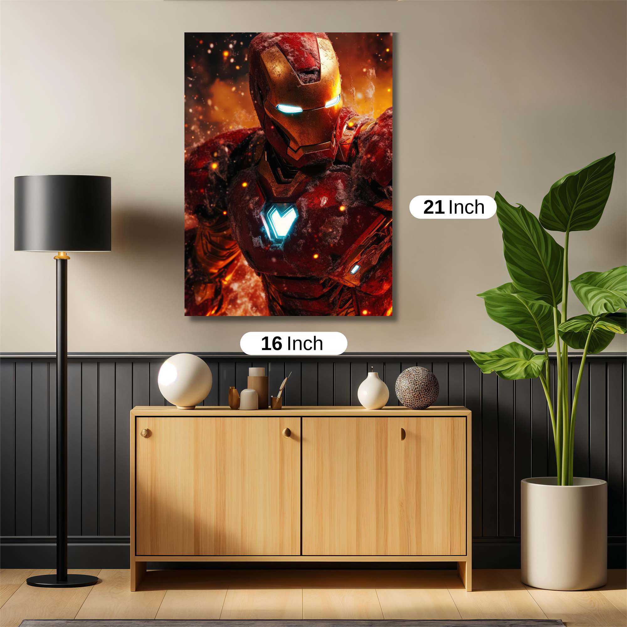 Iron Blaze Safe Wall Magnetic / M