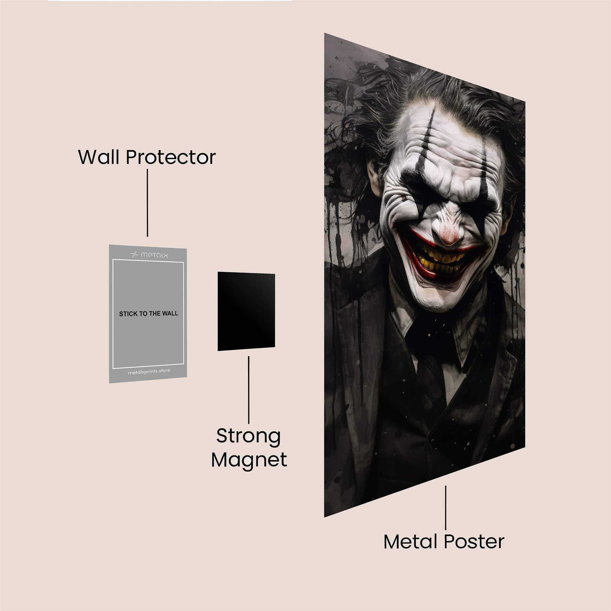Joker Menace Safe Wall Magnetic / M