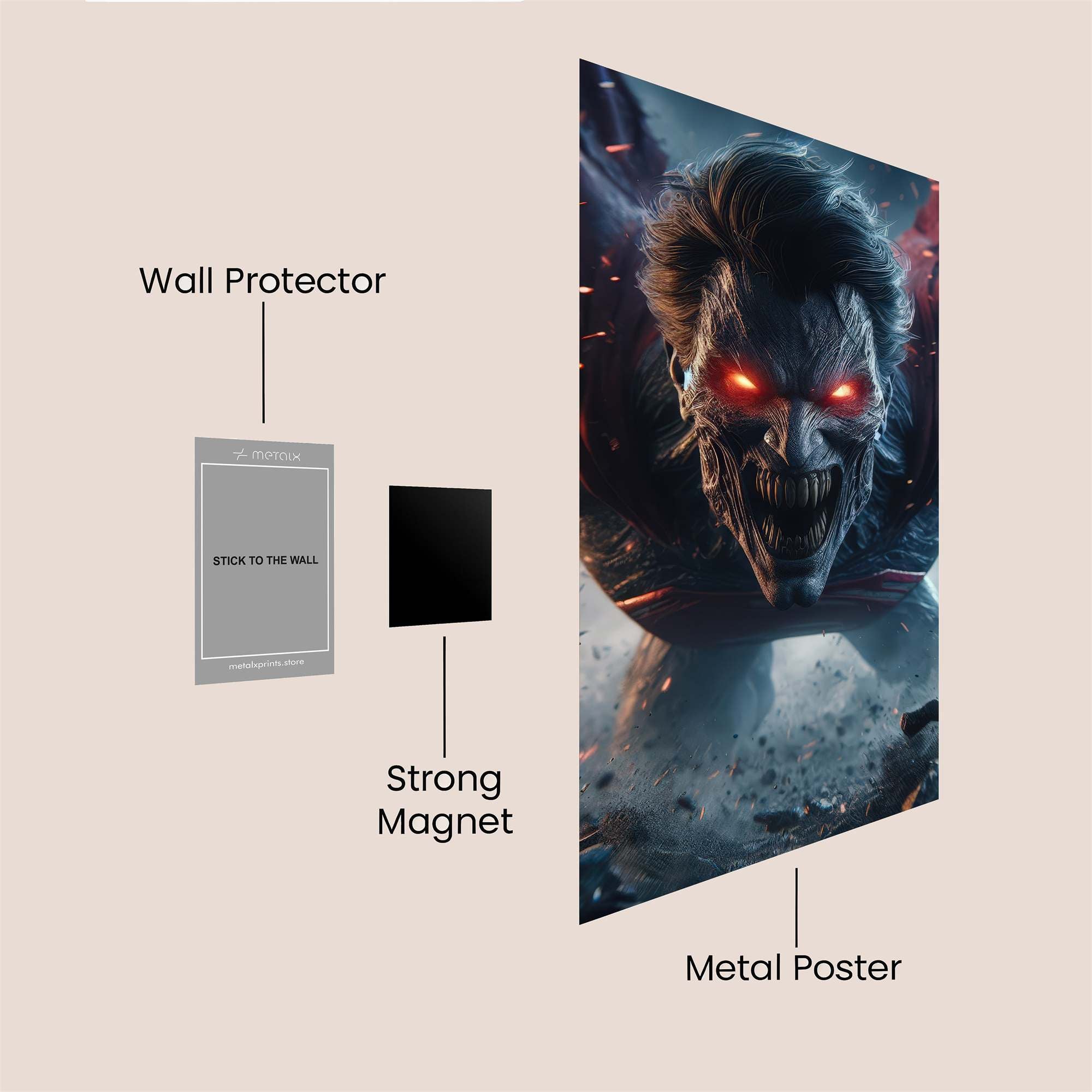 Doomsday Destructive Safe Wall Magnetic / M