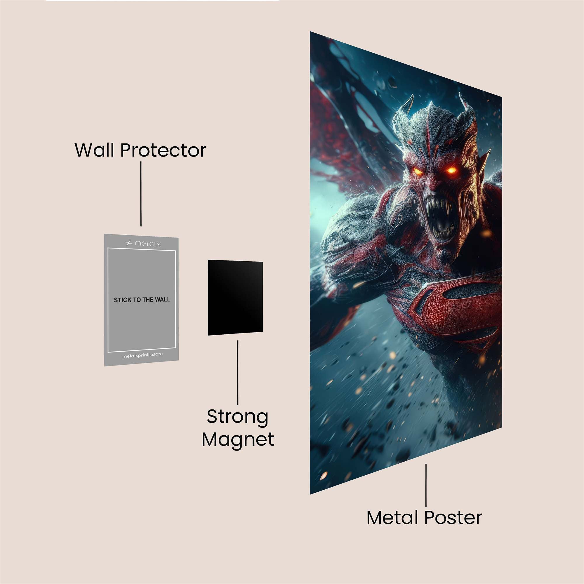 Superman Infernal Safe Wall Magnetic / M