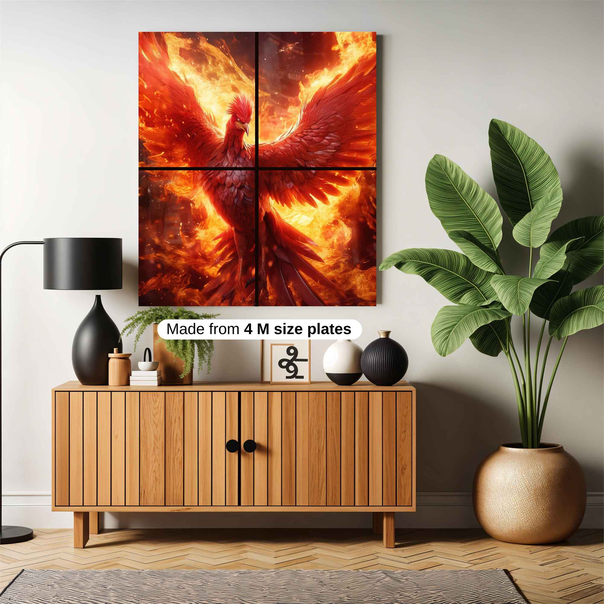 Phoenix Rebirth Safe Wall Magnetic / M