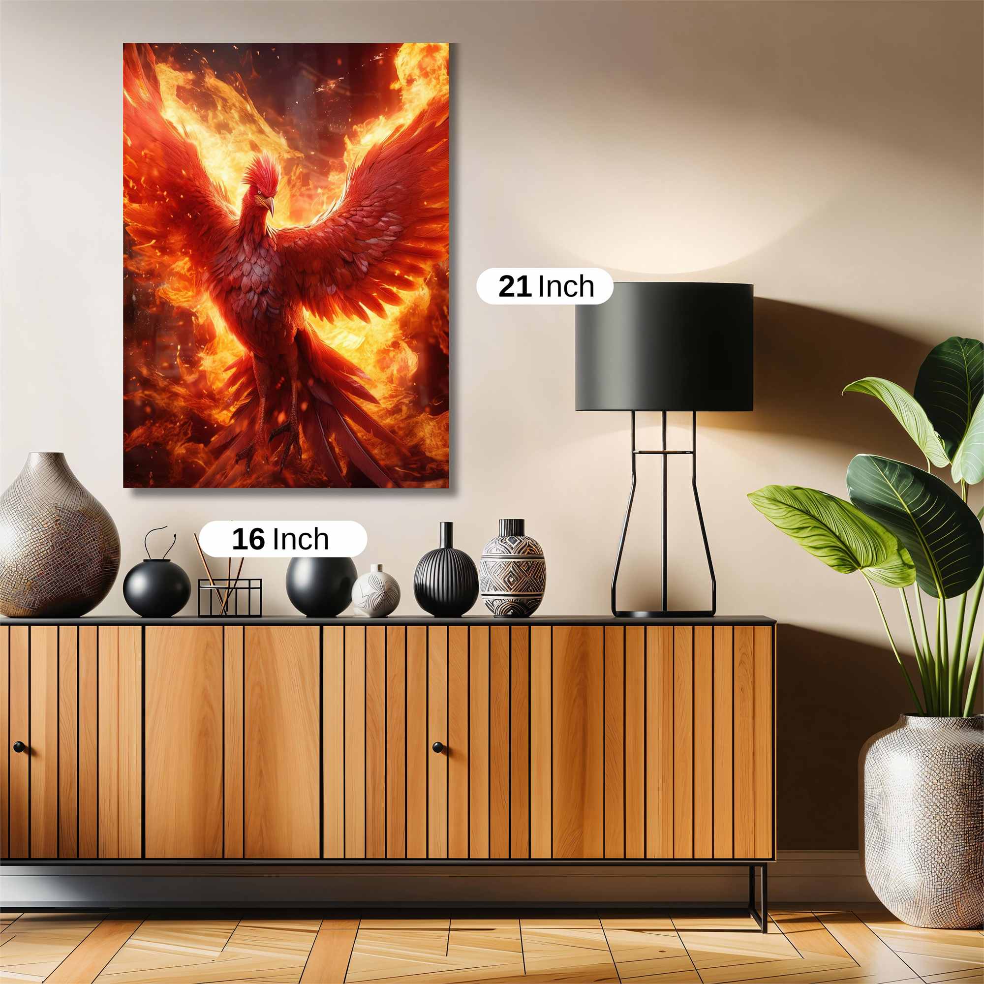 Phoenix Rebirth Safe Wall Magnetic / M