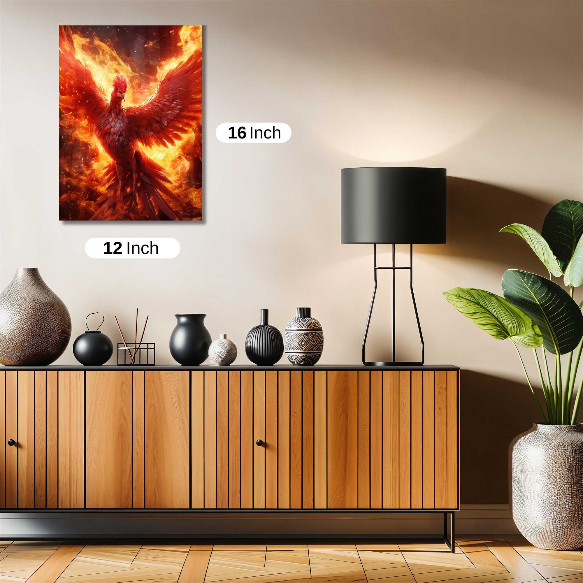 Phoenix Rebirth Safe Wall Magnetic / M