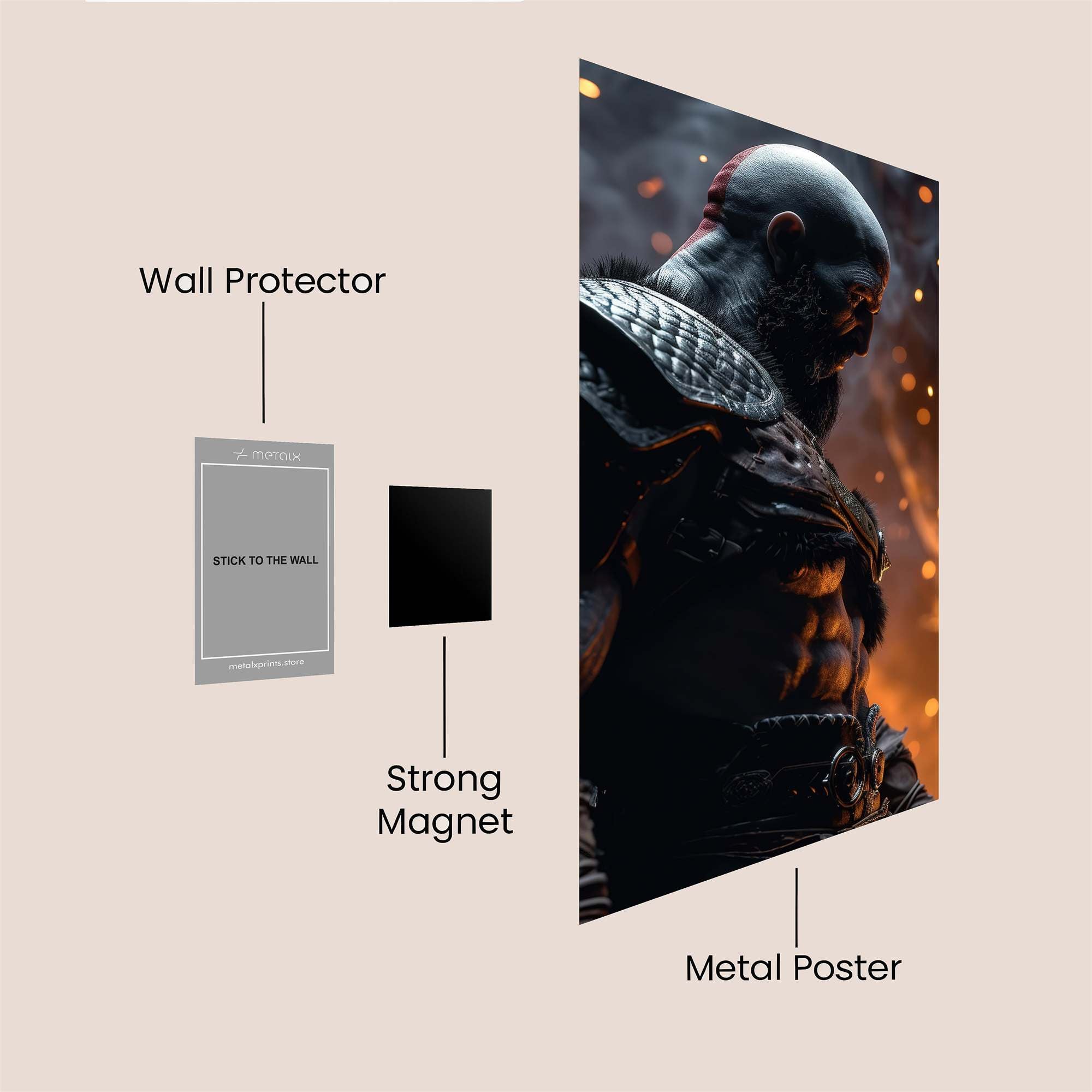 Kratos Resolute Safe Wall Magnetic / M