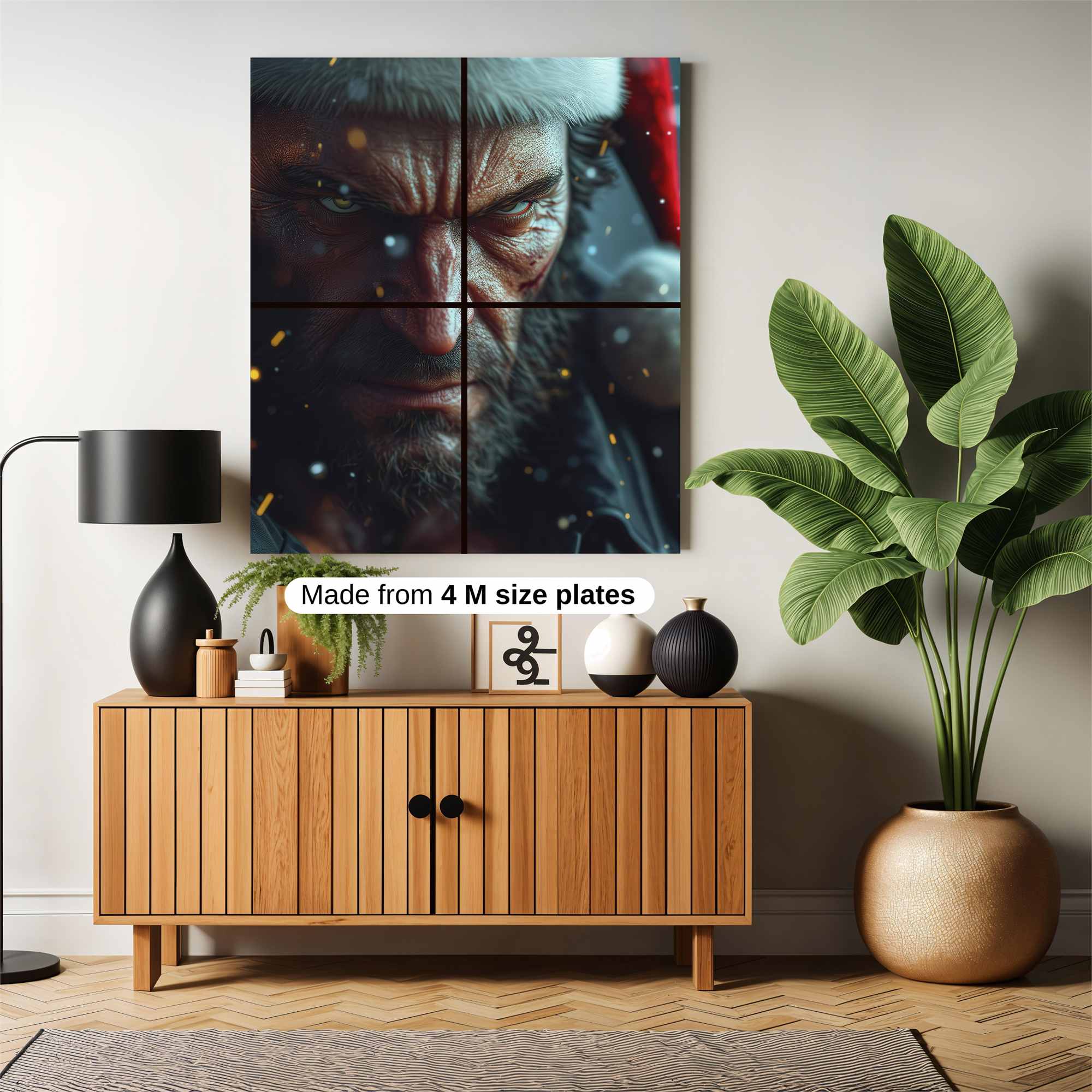 Santa Menace Safe Wall Magnetic / M