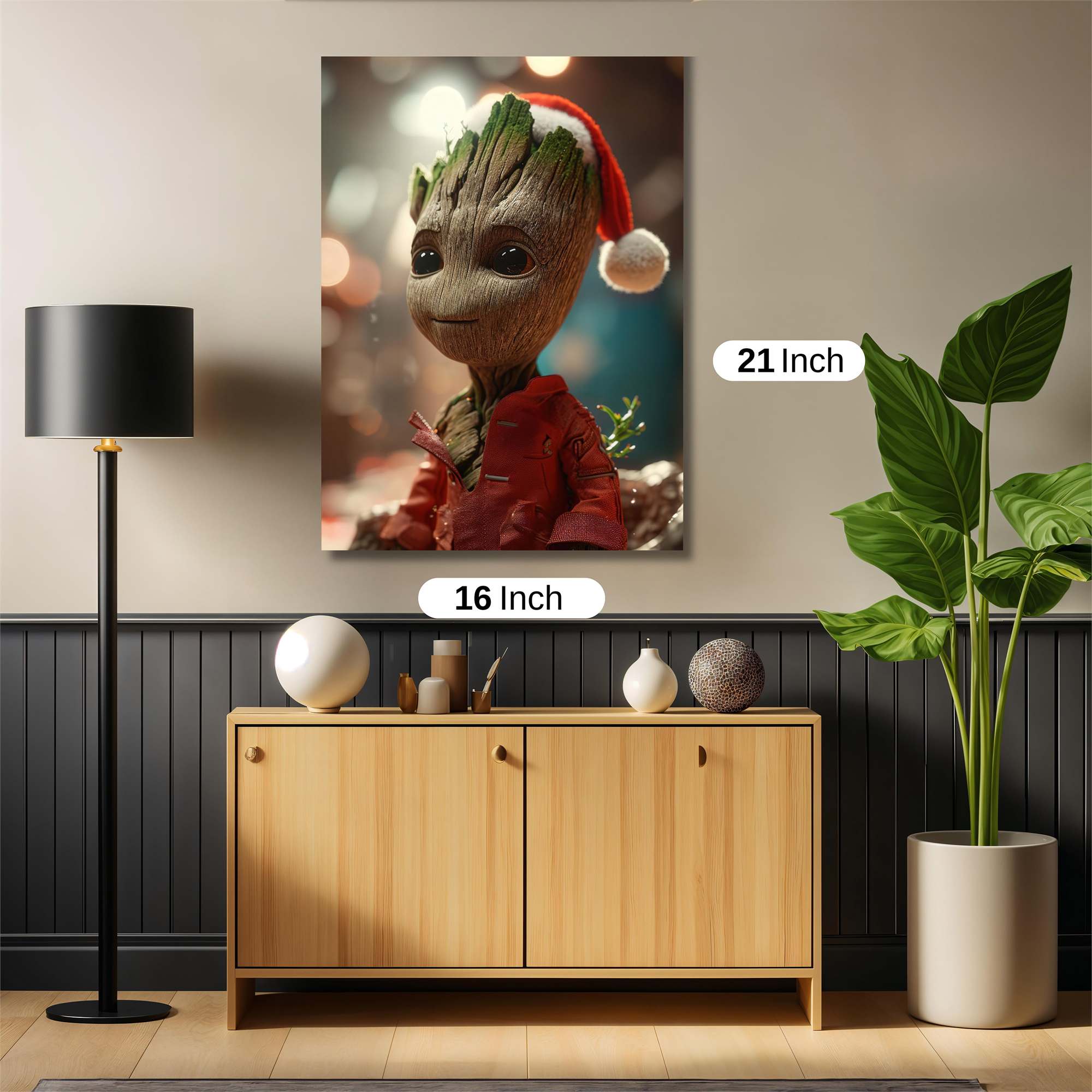 Groot Festive Safe Wall Magnetic / M