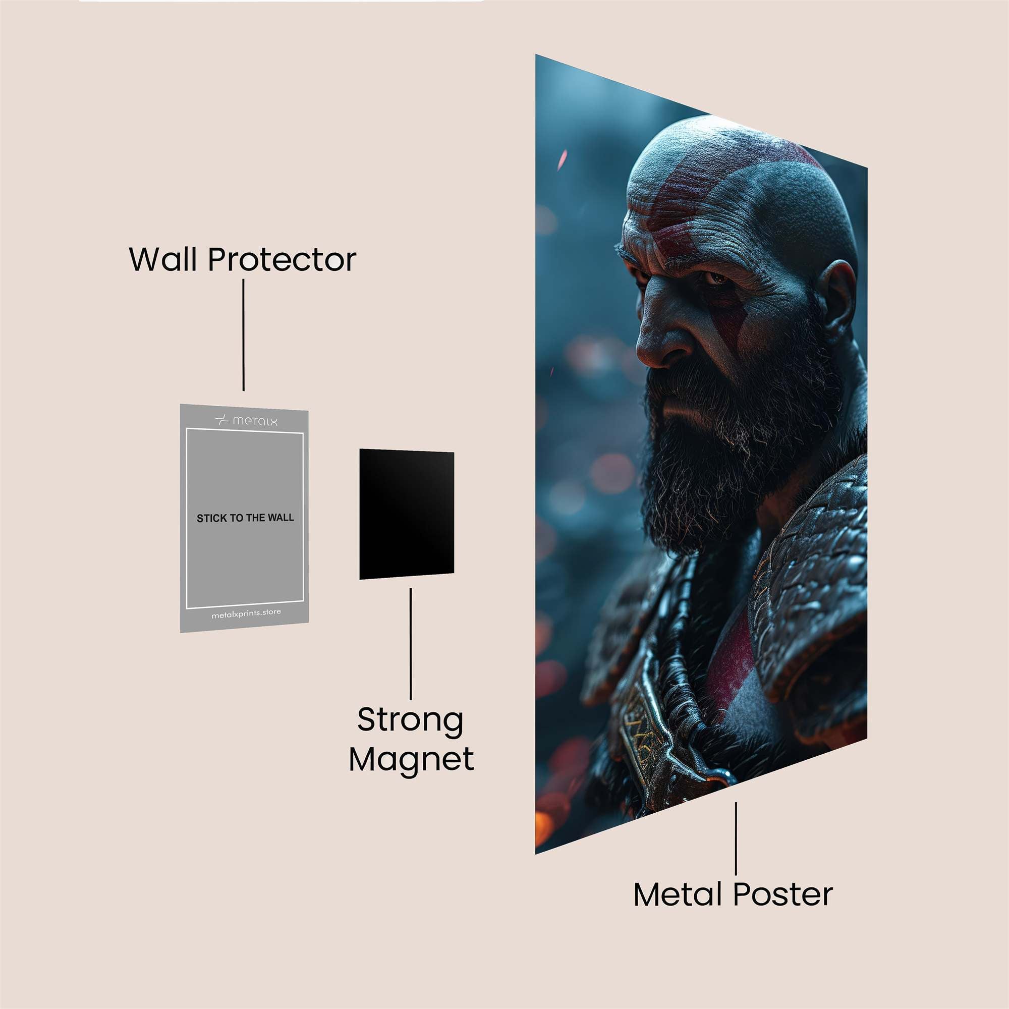 Kratos Resolute Safe Wall Magnetic / M