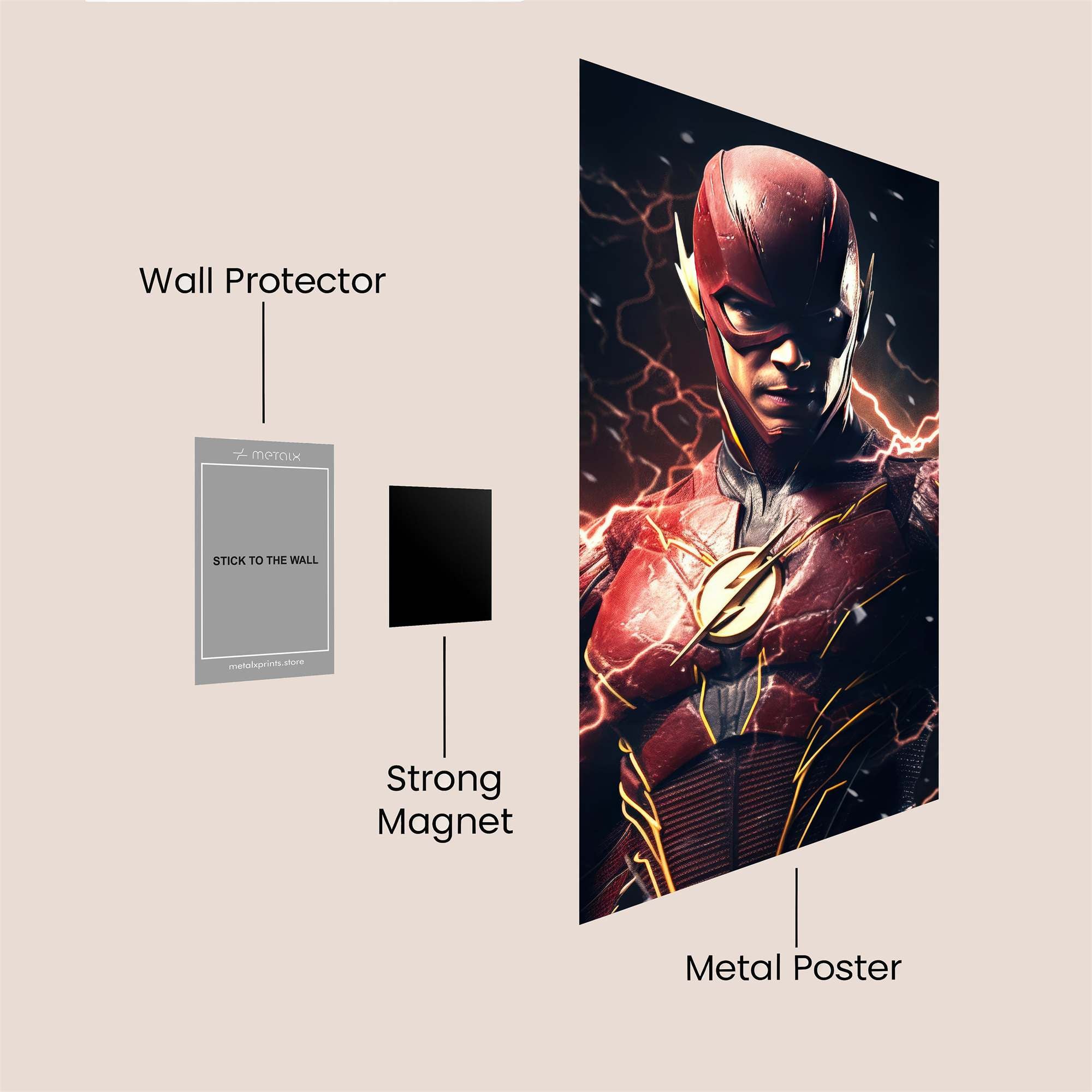 Flash Thunderous Safe Wall Magnetic / M