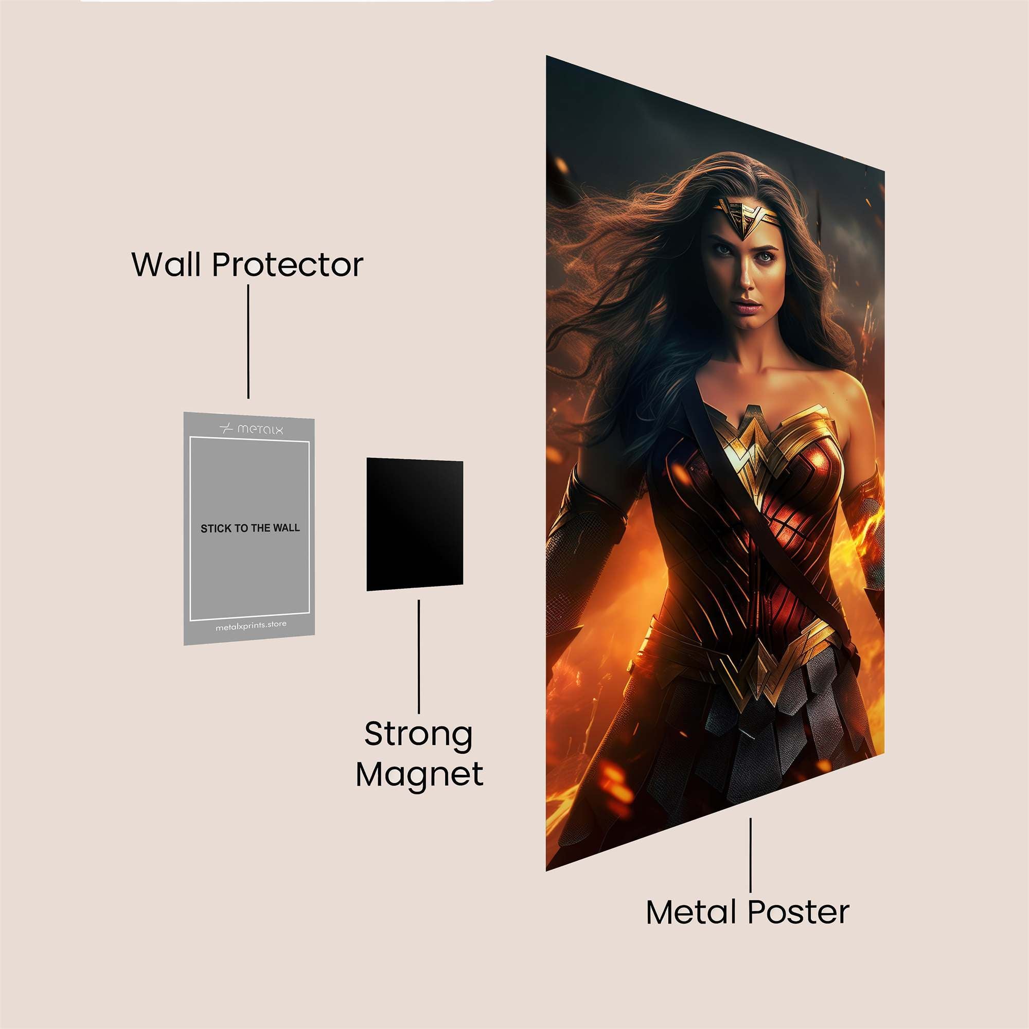 Wonder Fierce Safe Wall Magnetic / M